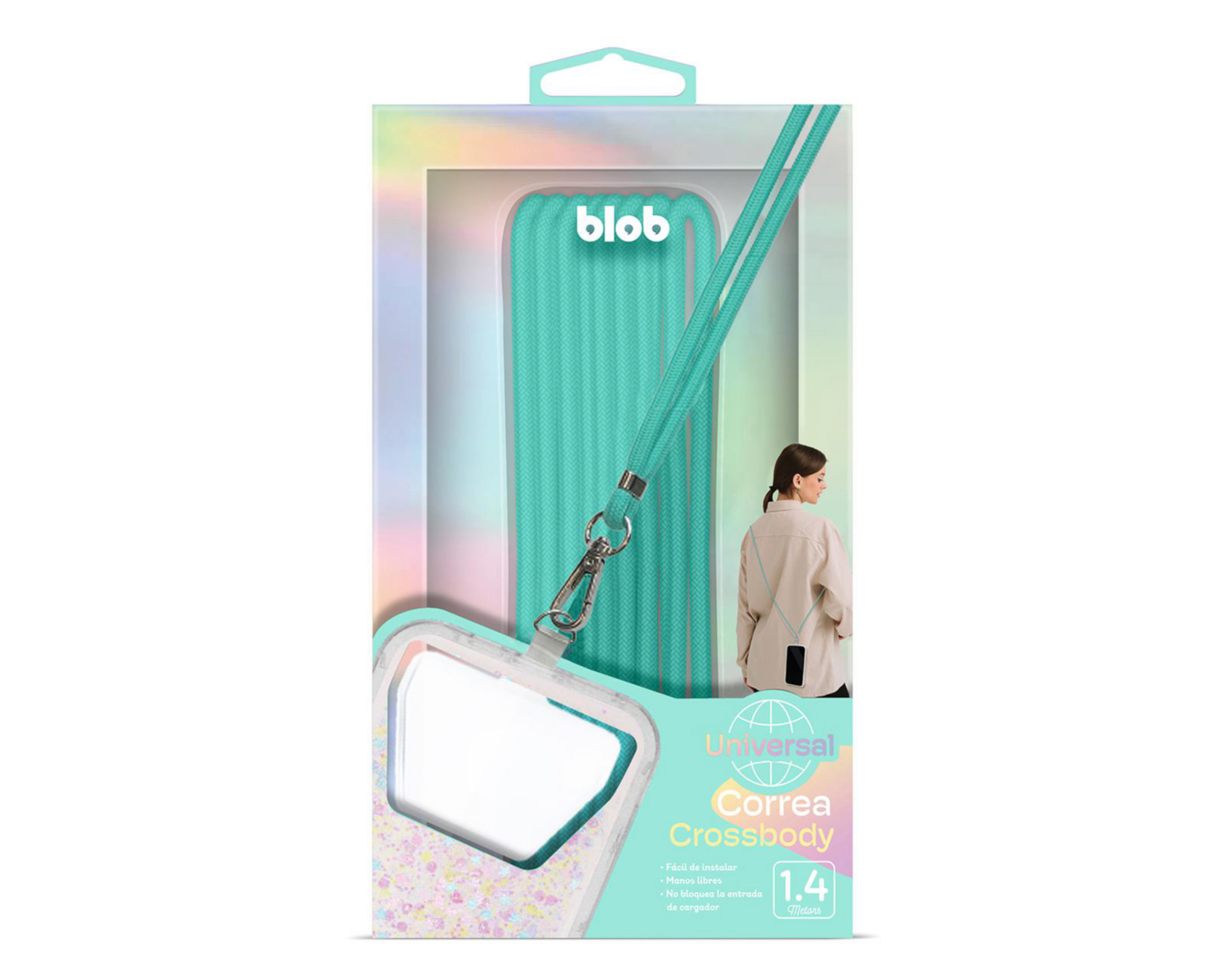 Foto 3 pulgar | Correa Crossbody Blob Universal