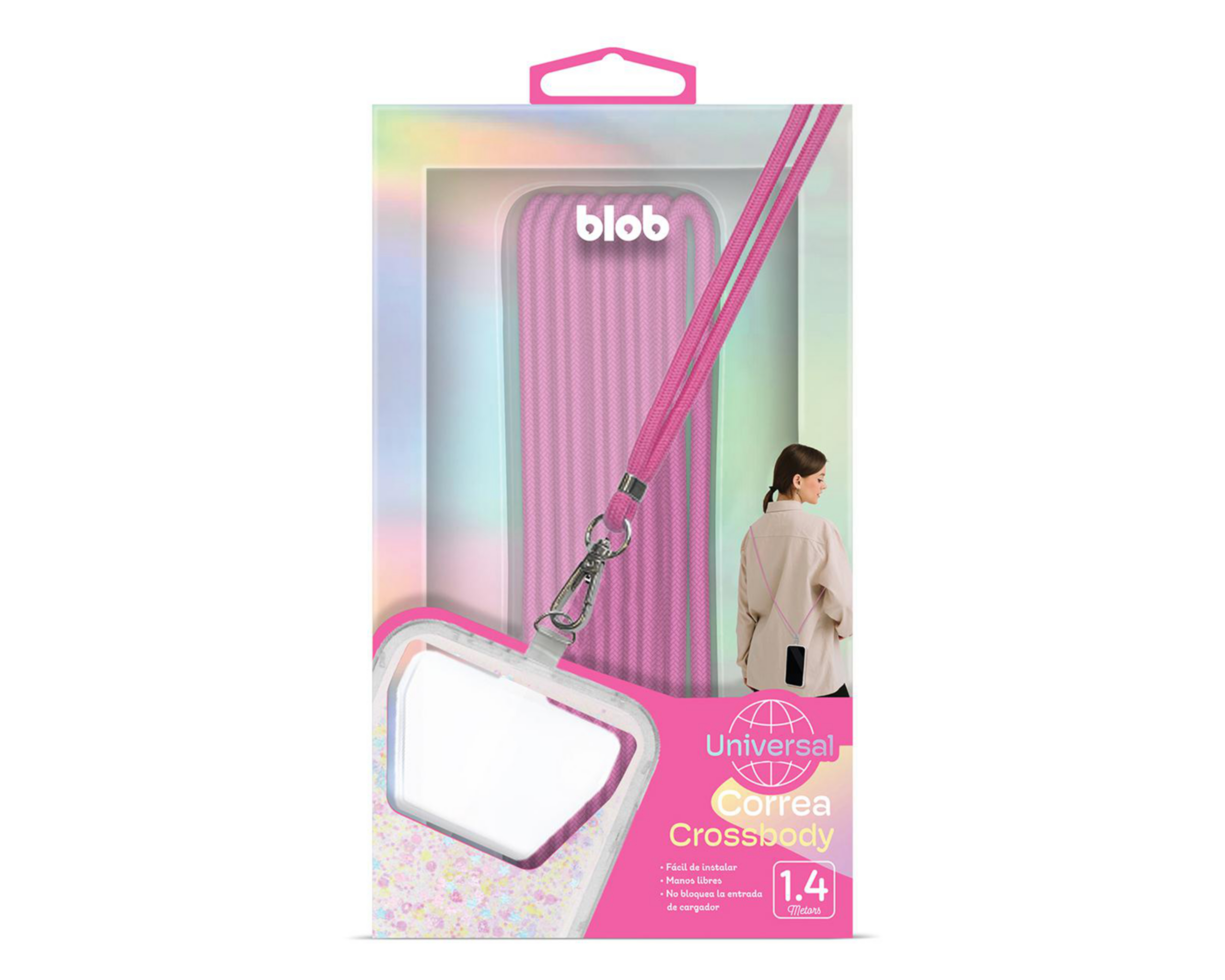 Foto 3 pulgar | Correa Crossbody Blob Universal