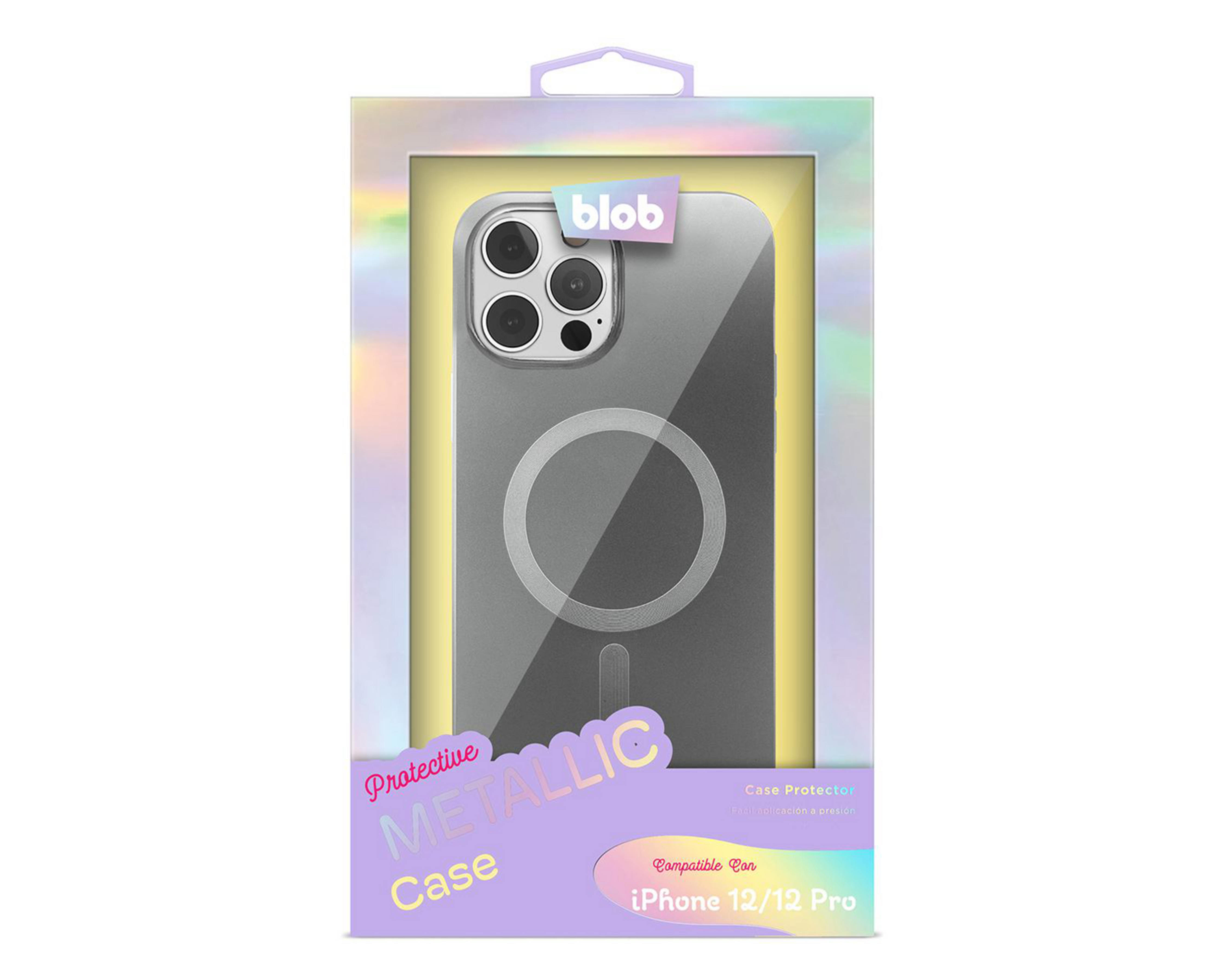 Foto 3 pulgar | Funda Blob para iPhone 12 y 12 Pro