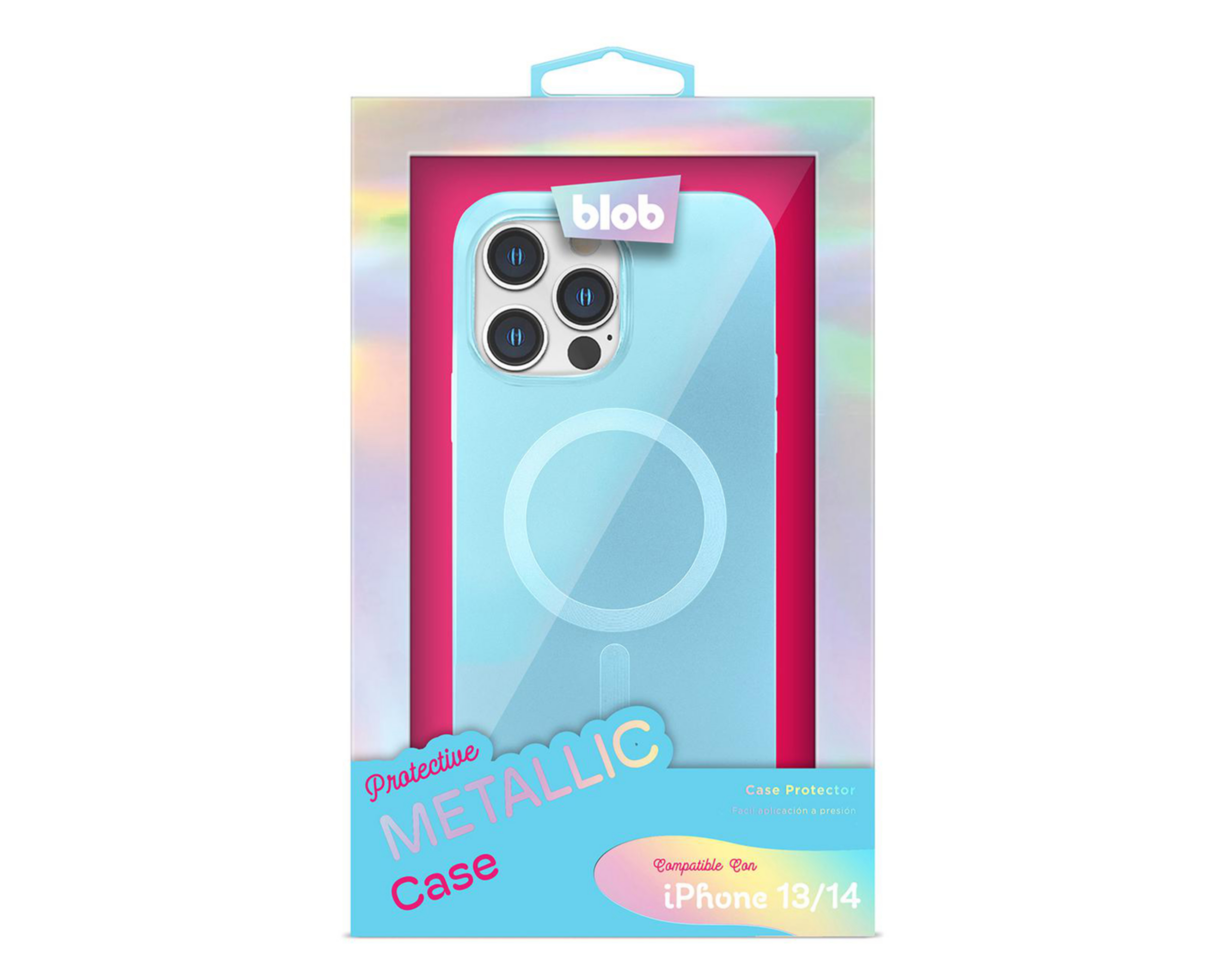 Foto 3 pulgar | Funda Blob para iPhone 13 y 14