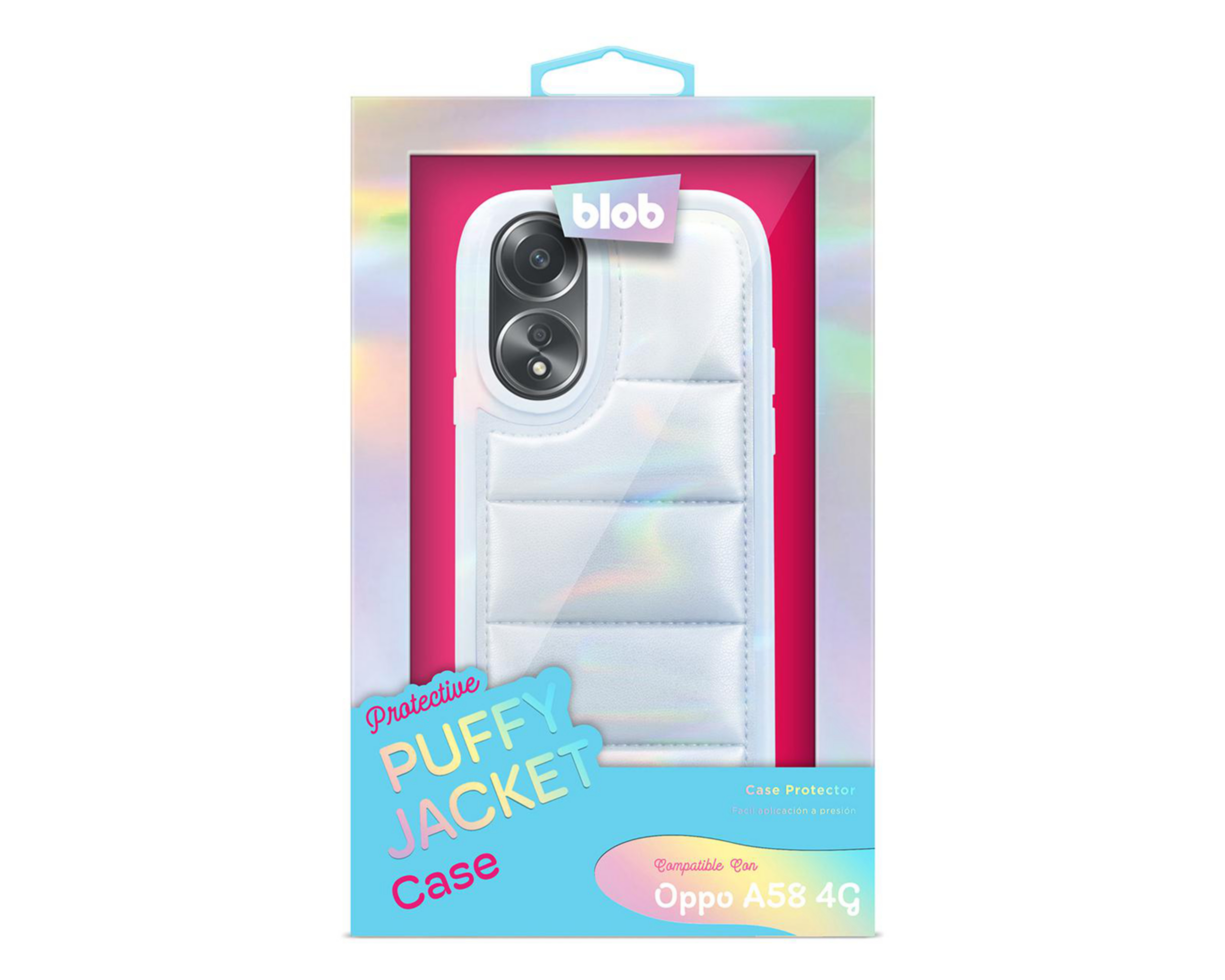 Foto 3 pulgar | Funda Blob para Oppo A58