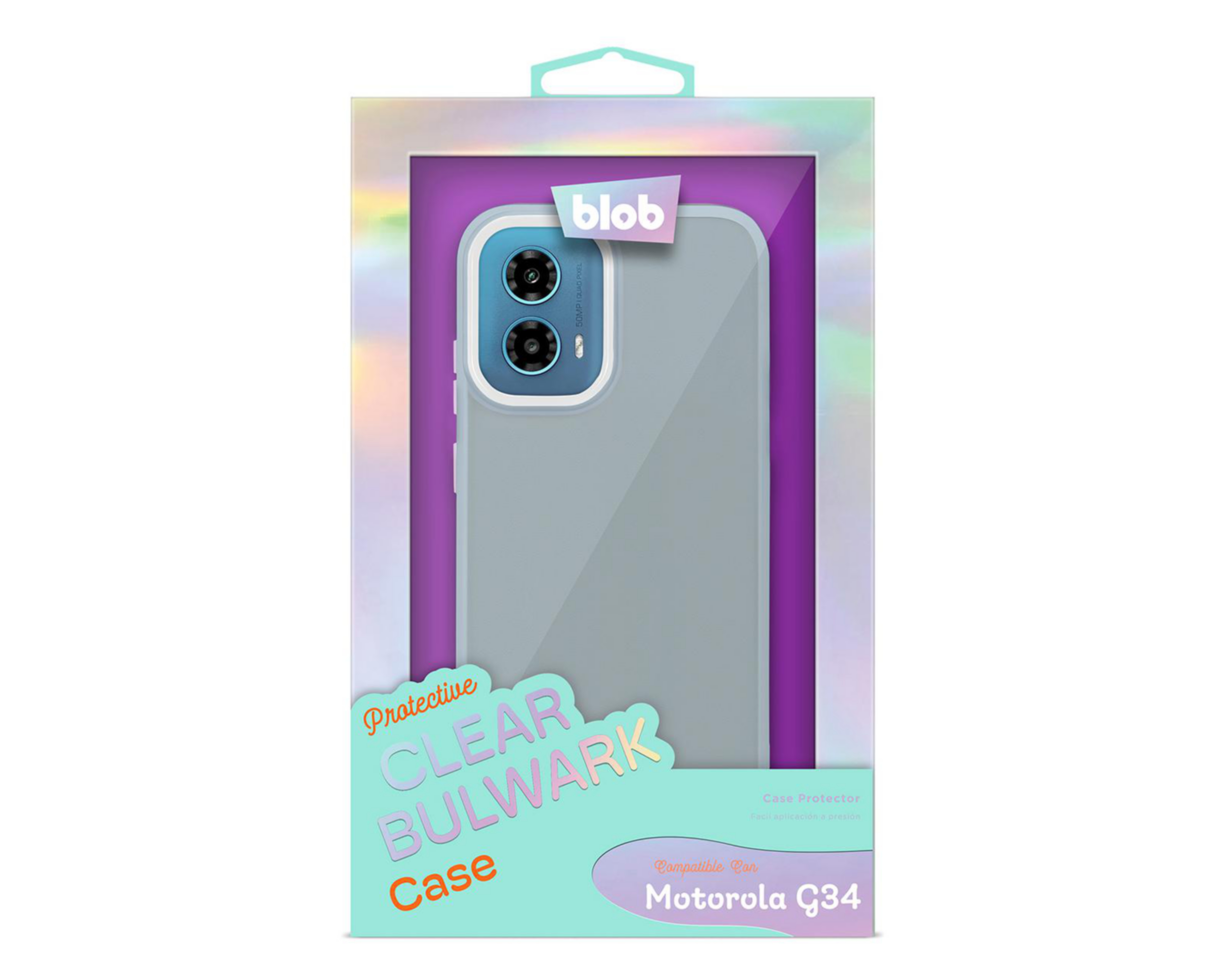 Foto 3 pulgar | Funda Blob para Motorola Moto G34