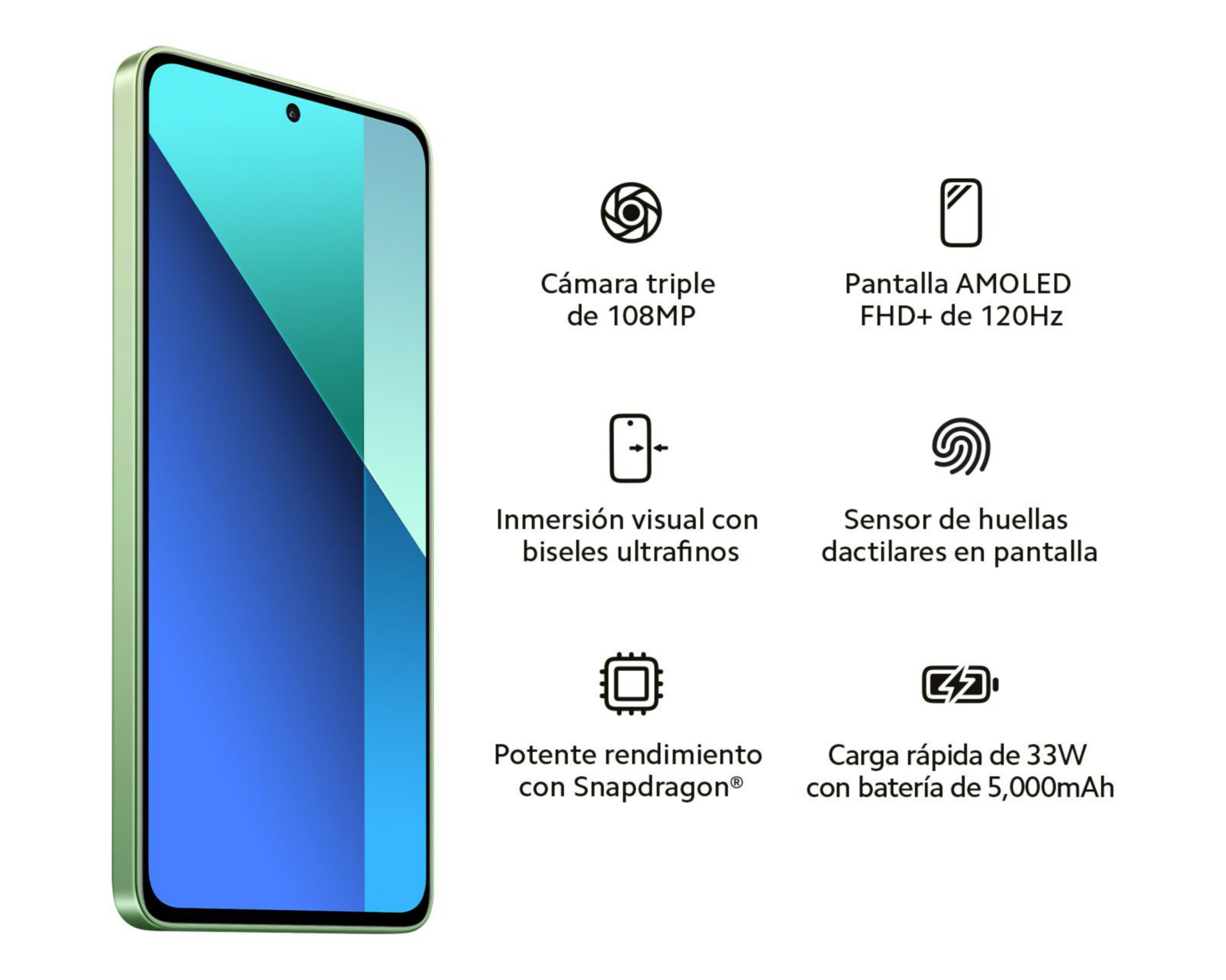 Foto 4 | Telcel Xiaomi Redmi Note 13 256 GB Verde