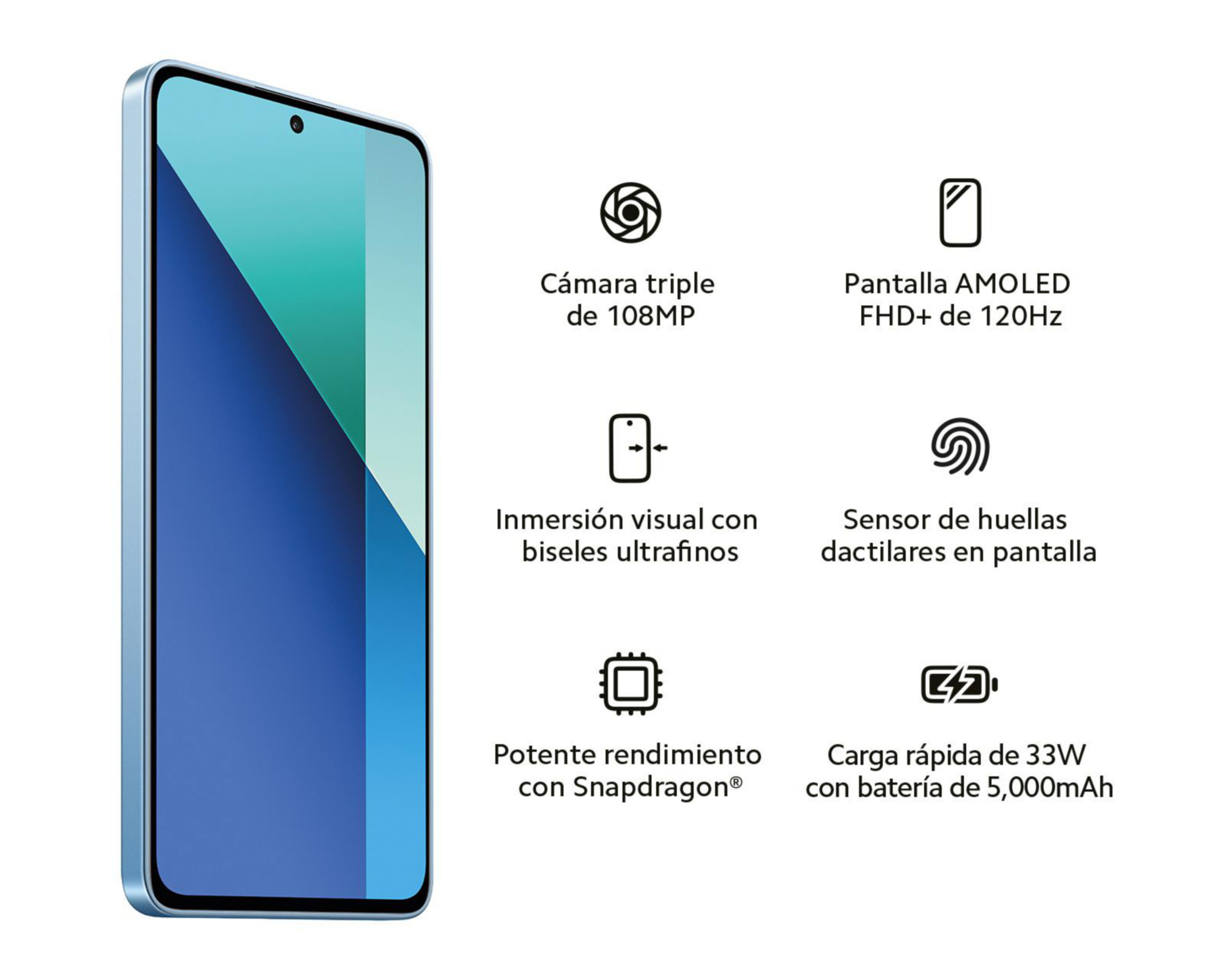 Foto 4 pulgar | Telcel Xiaomi Redmi Note 13 256 GB Azul