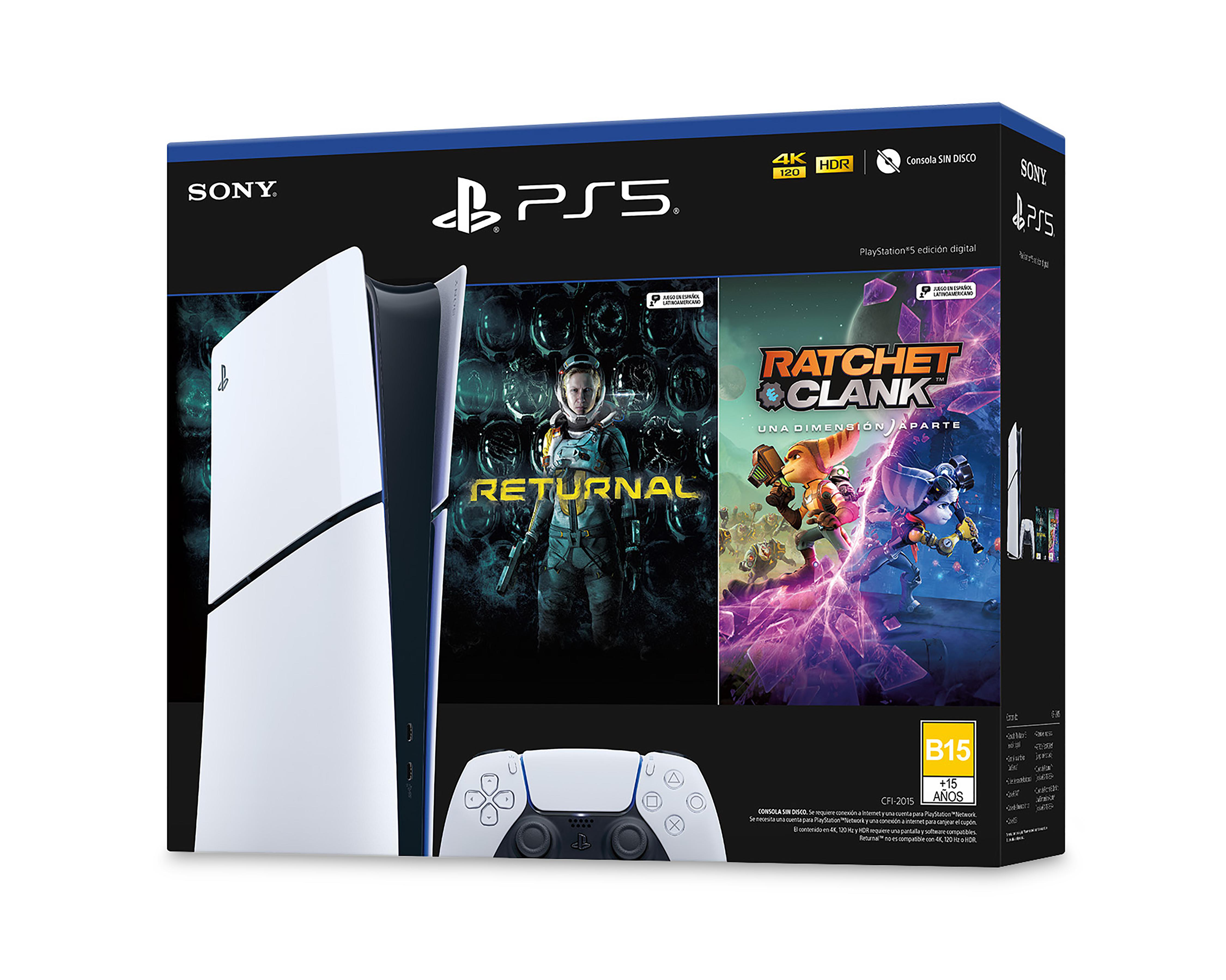 Foto 4 pulgar | Consola PlayStation 5 Slim 1 TB Digital Returnal y Ratchet & Clank: Una dimensión aparte