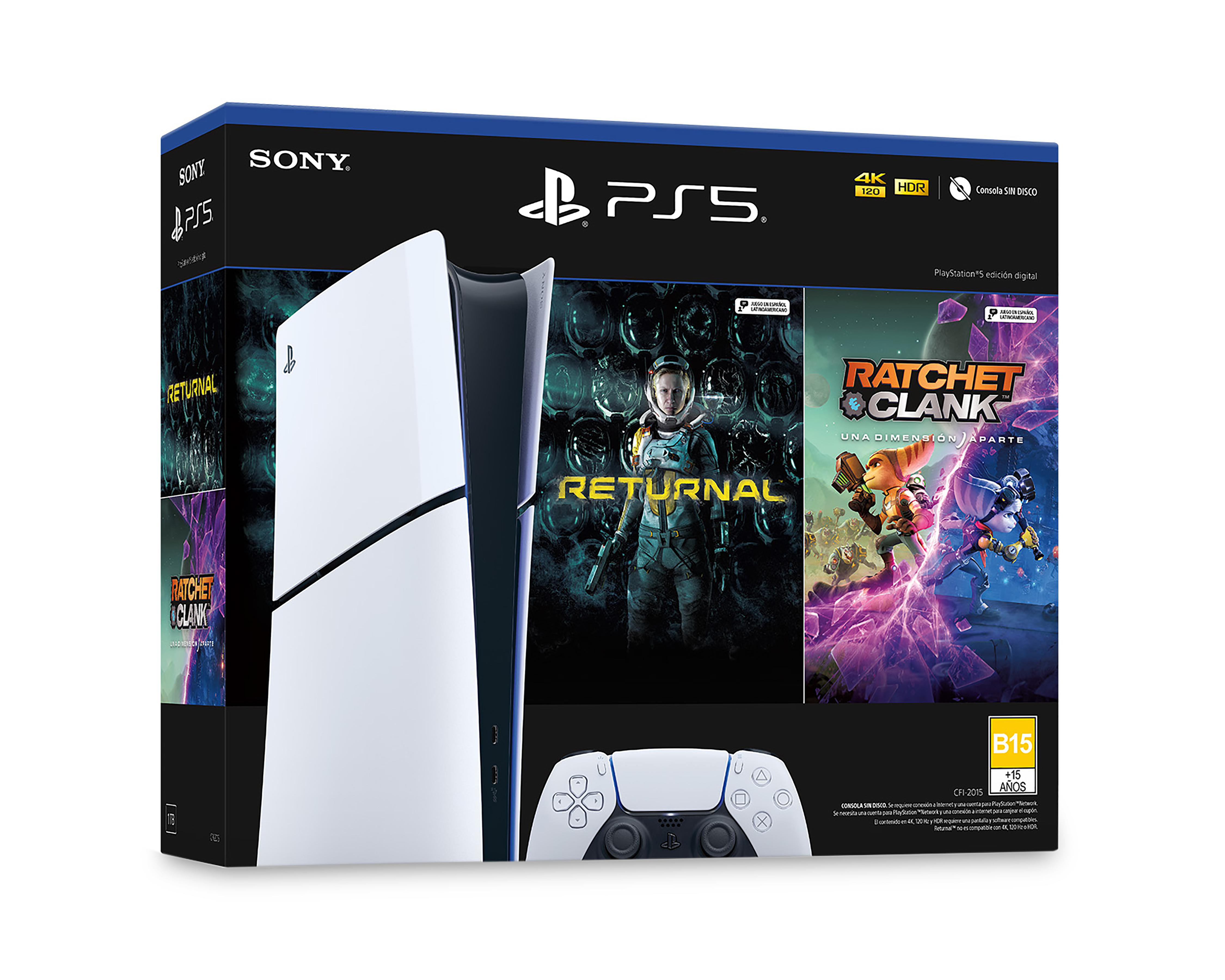 Foto 4 | Consola PlayStation 5 Slim 1 TB Digital Returnal y Ratchet & Clank: Una dimensión aparte