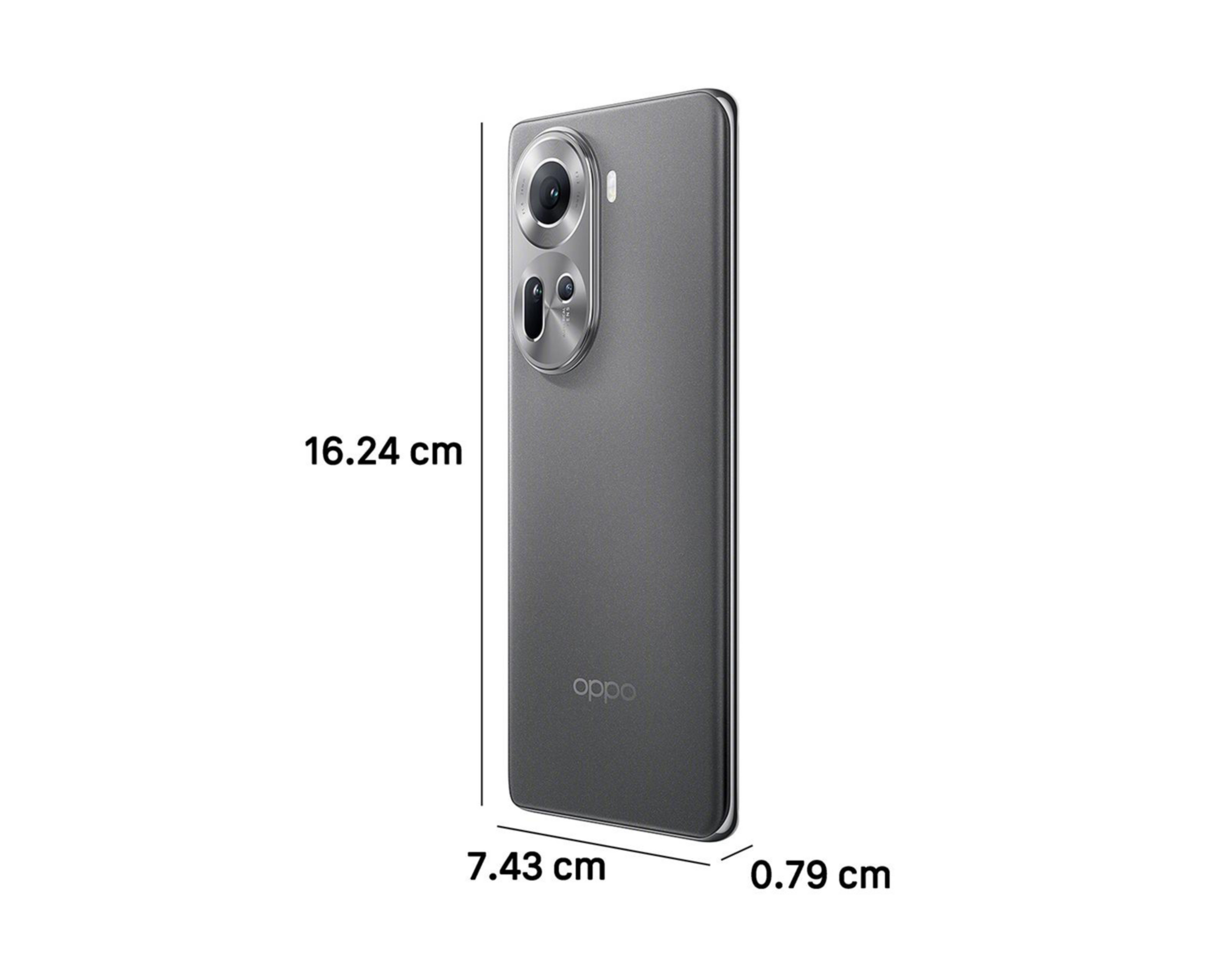 Foto 10 pulgar | AT&T/Unefon OPPO Reno11 5G 256 GB Gris
