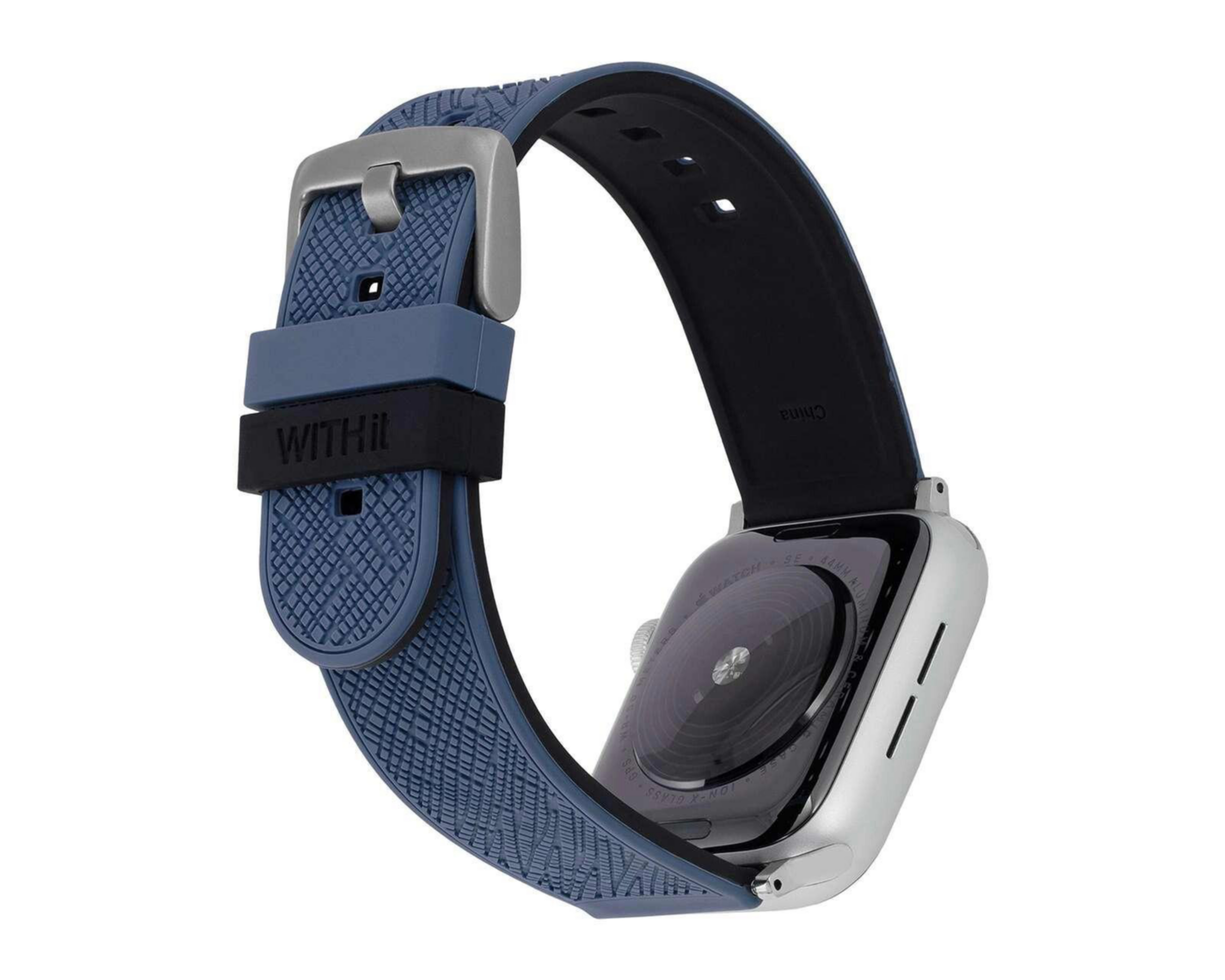 Foto 3 pulgar | Correa Withit Azul para Apple Watch de 42/44 mm