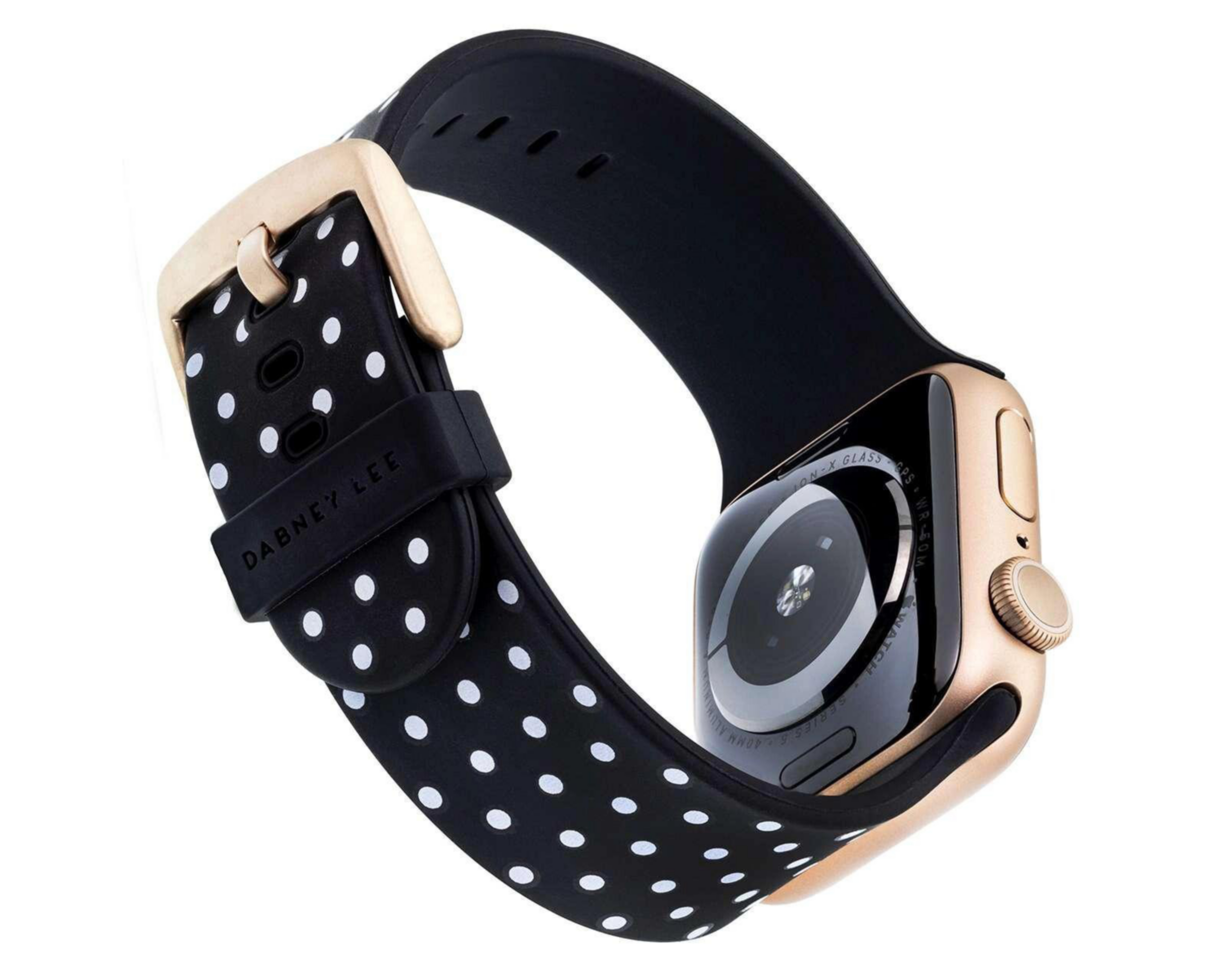 Foto 3 pulgar | Correa Dabney Lee Negra para Apple Watch de 42/44 mm