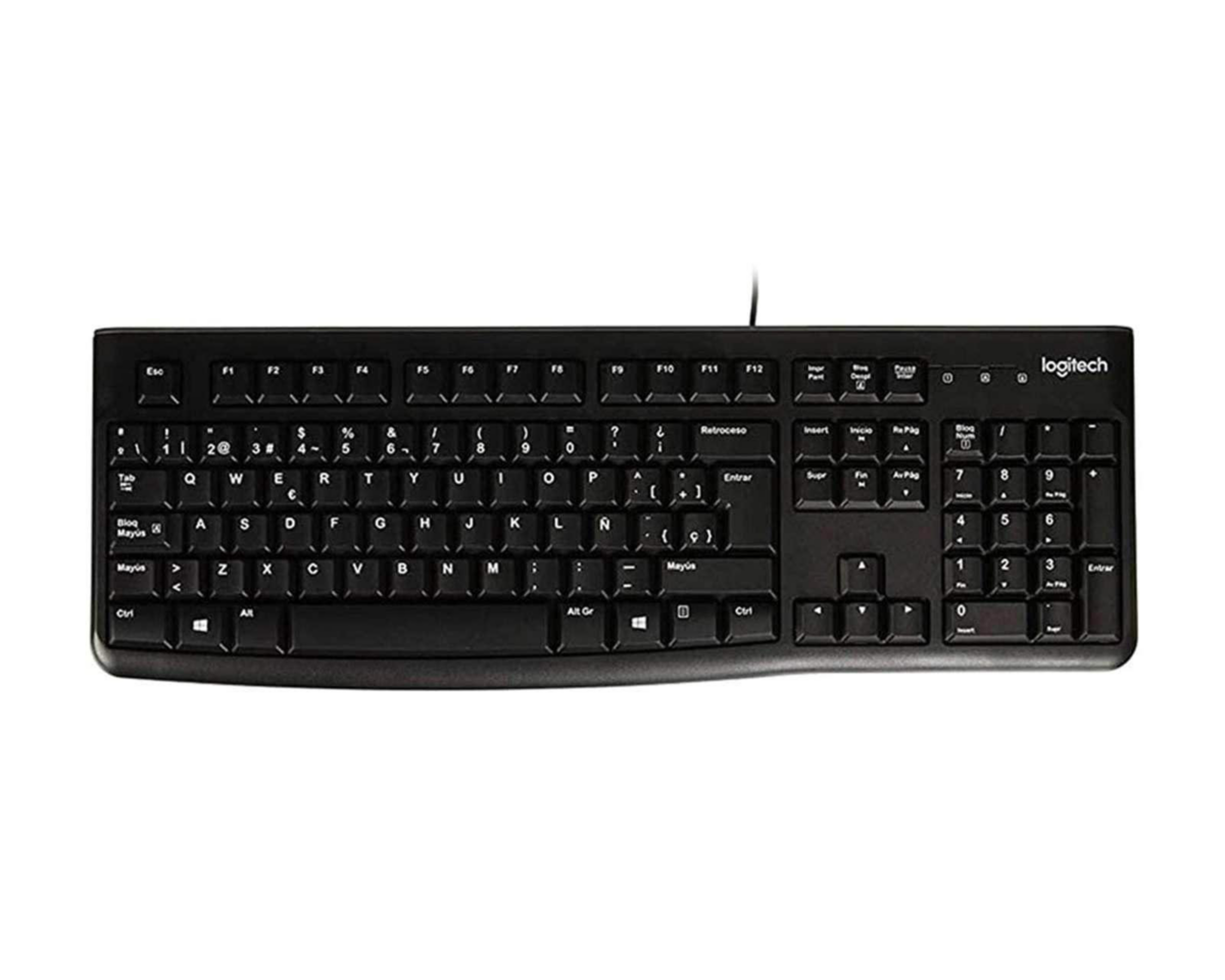Foto 2 pulgar | Teclado Alámbrico Logitech K120 920-004422