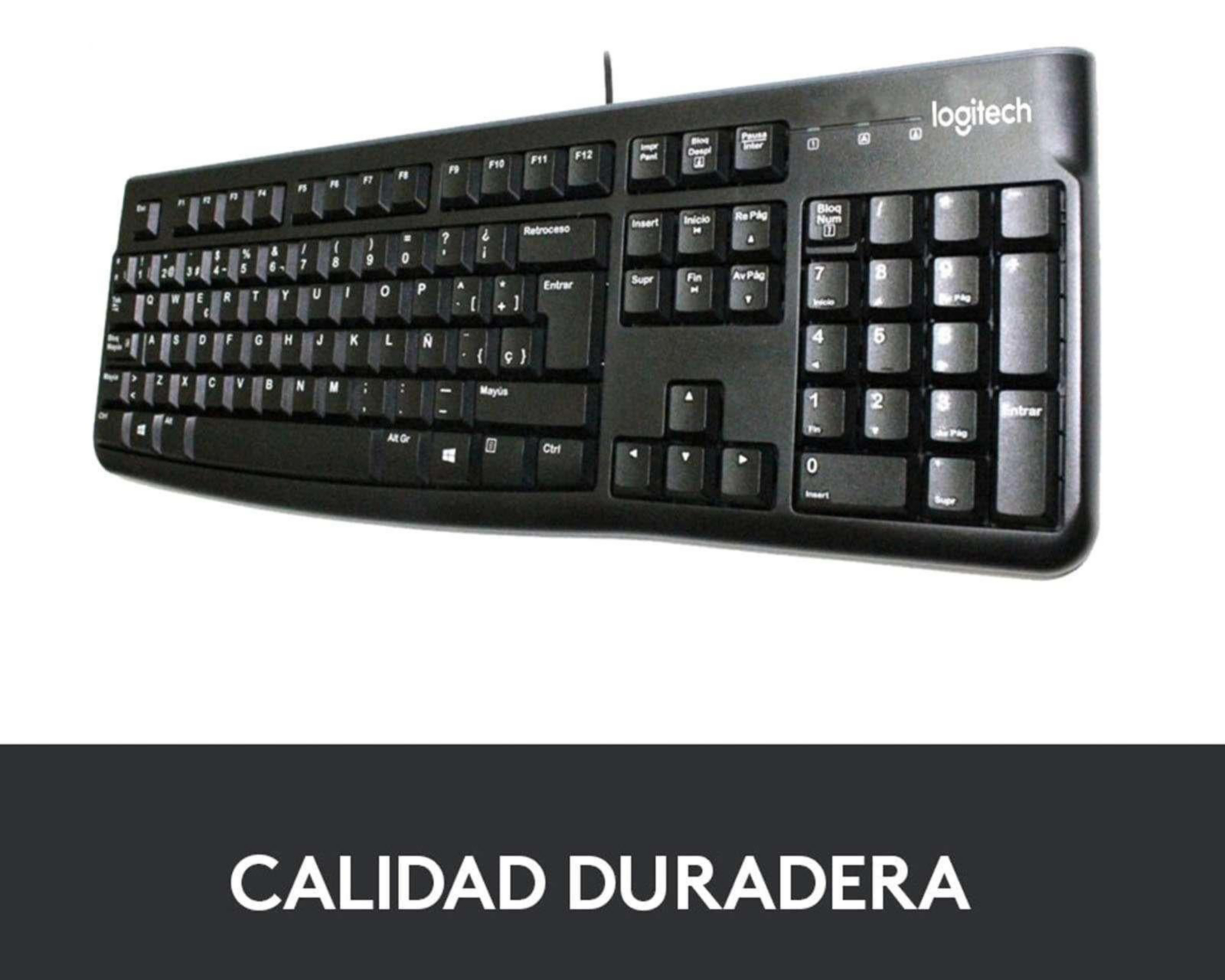Foto 4 pulgar | Teclado Alámbrico Logitech K120 920-004422