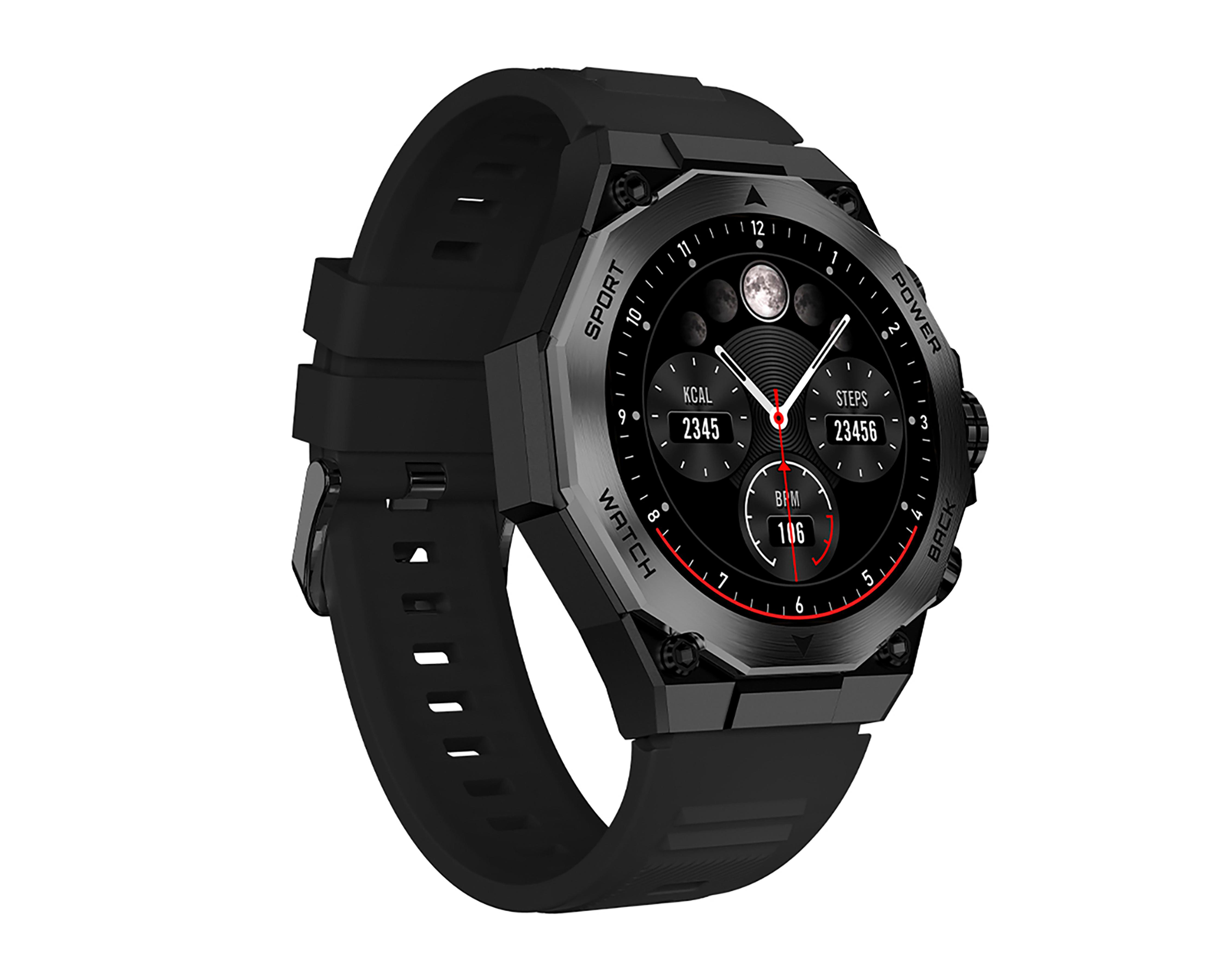 Foto 3 pulgar | Smartwatch STF Kronos Quantum Negro