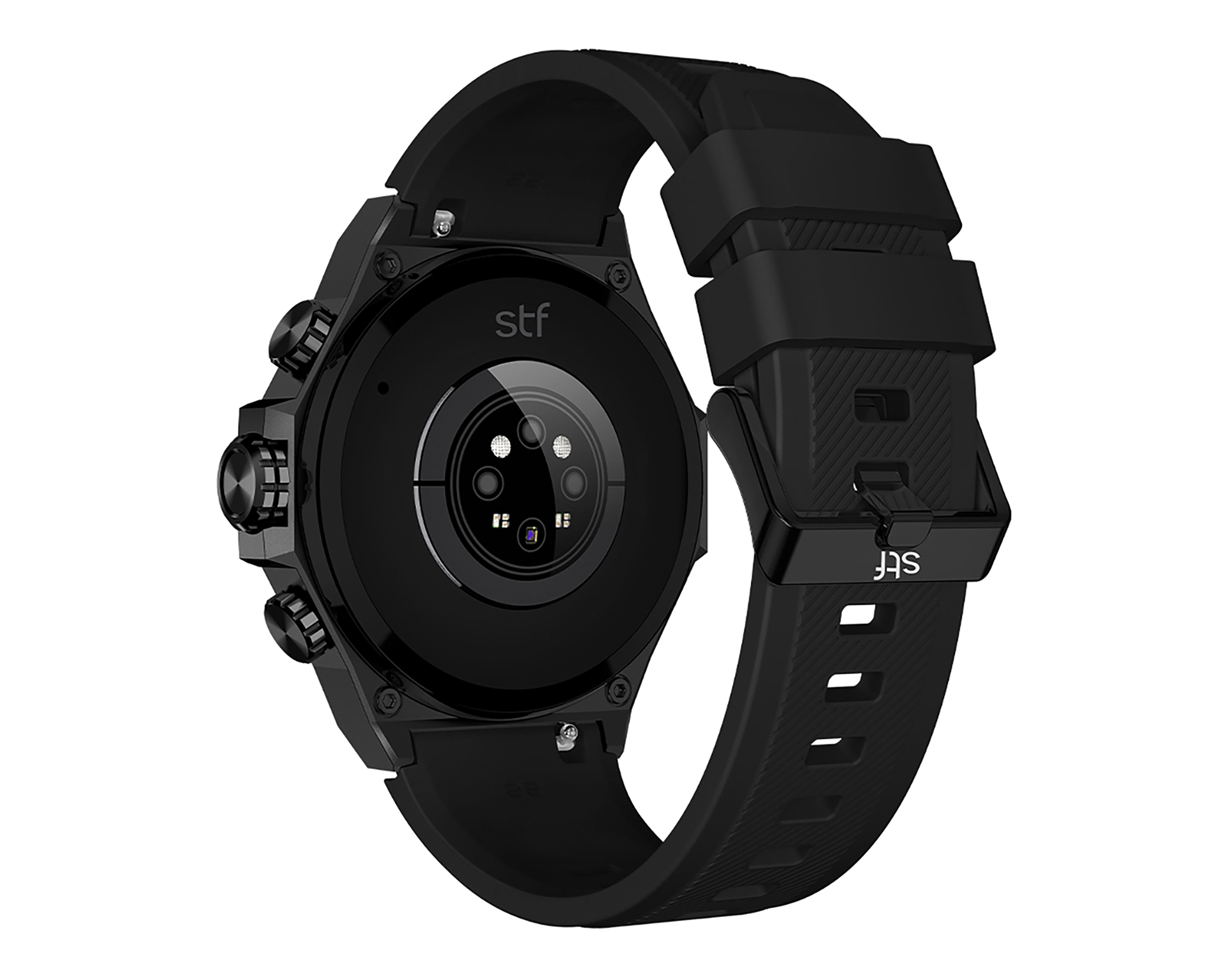 Foto 6 pulgar | Smartwatch STF Kronos Quantum Negro
