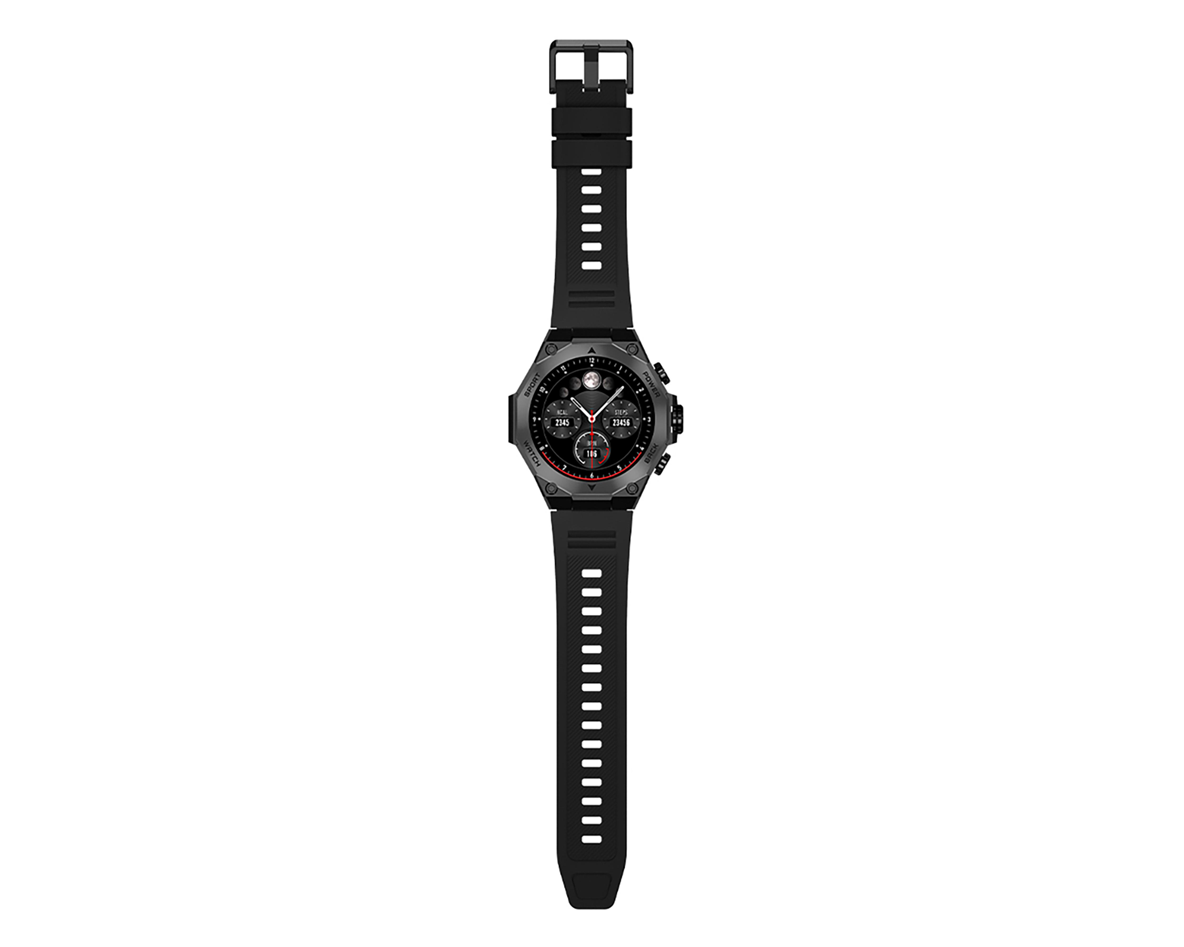 Foto 8 pulgar | Smartwatch STF Kronos Quantum Negro