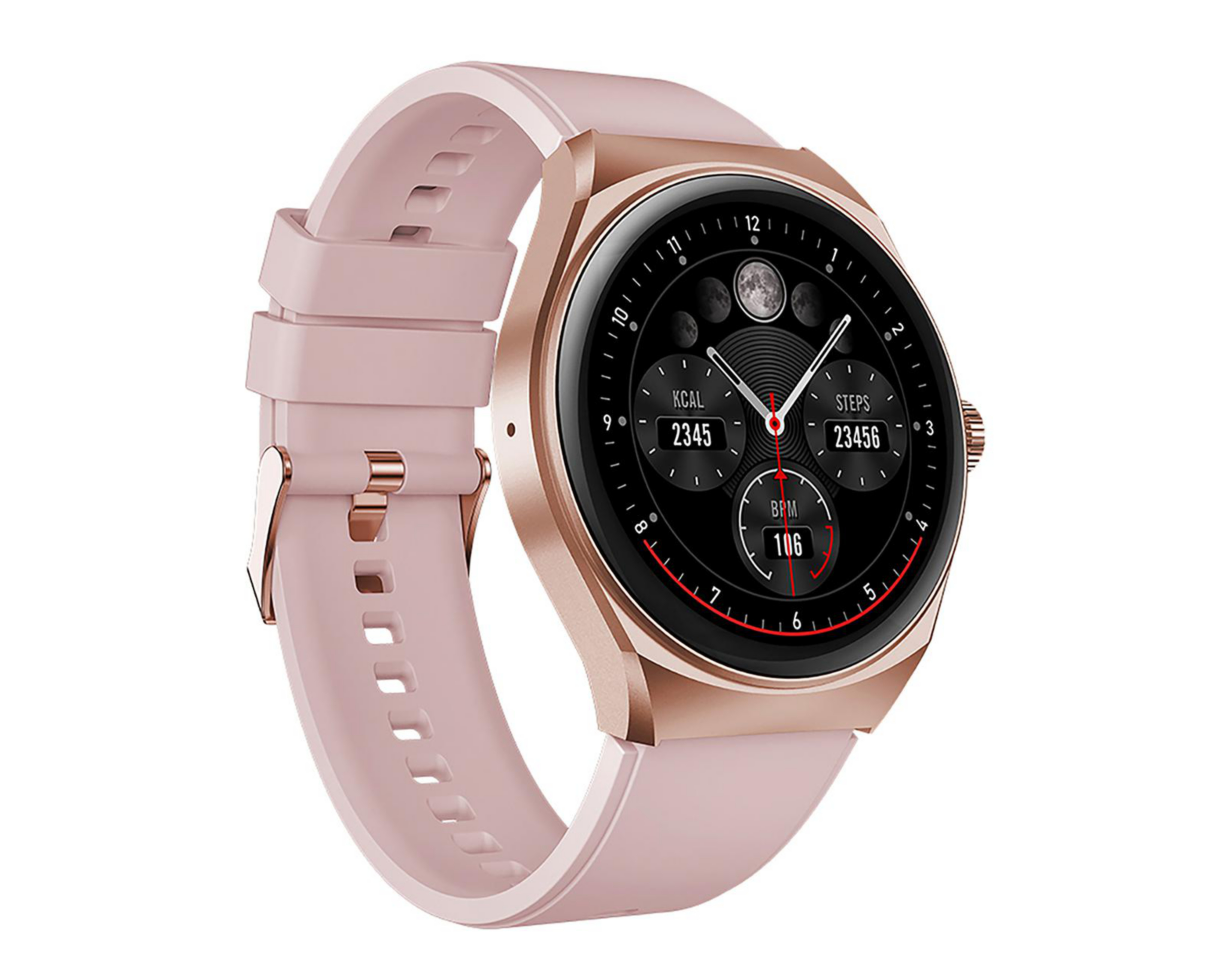 Foto 4 pulgar | Smartwatch STF Kronos Trek Rosa