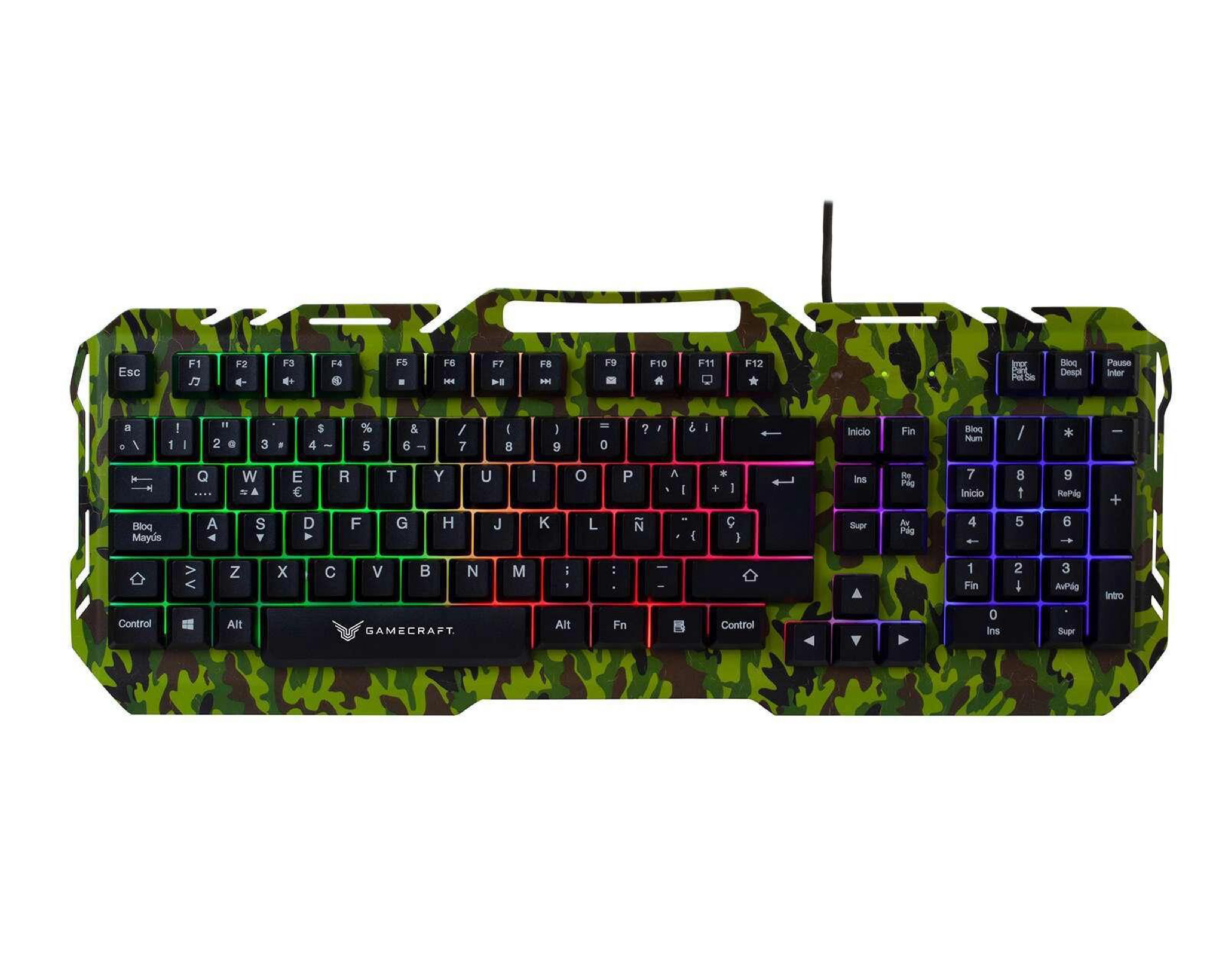 Teclado Alámbrico Gamecraft Tritium T300