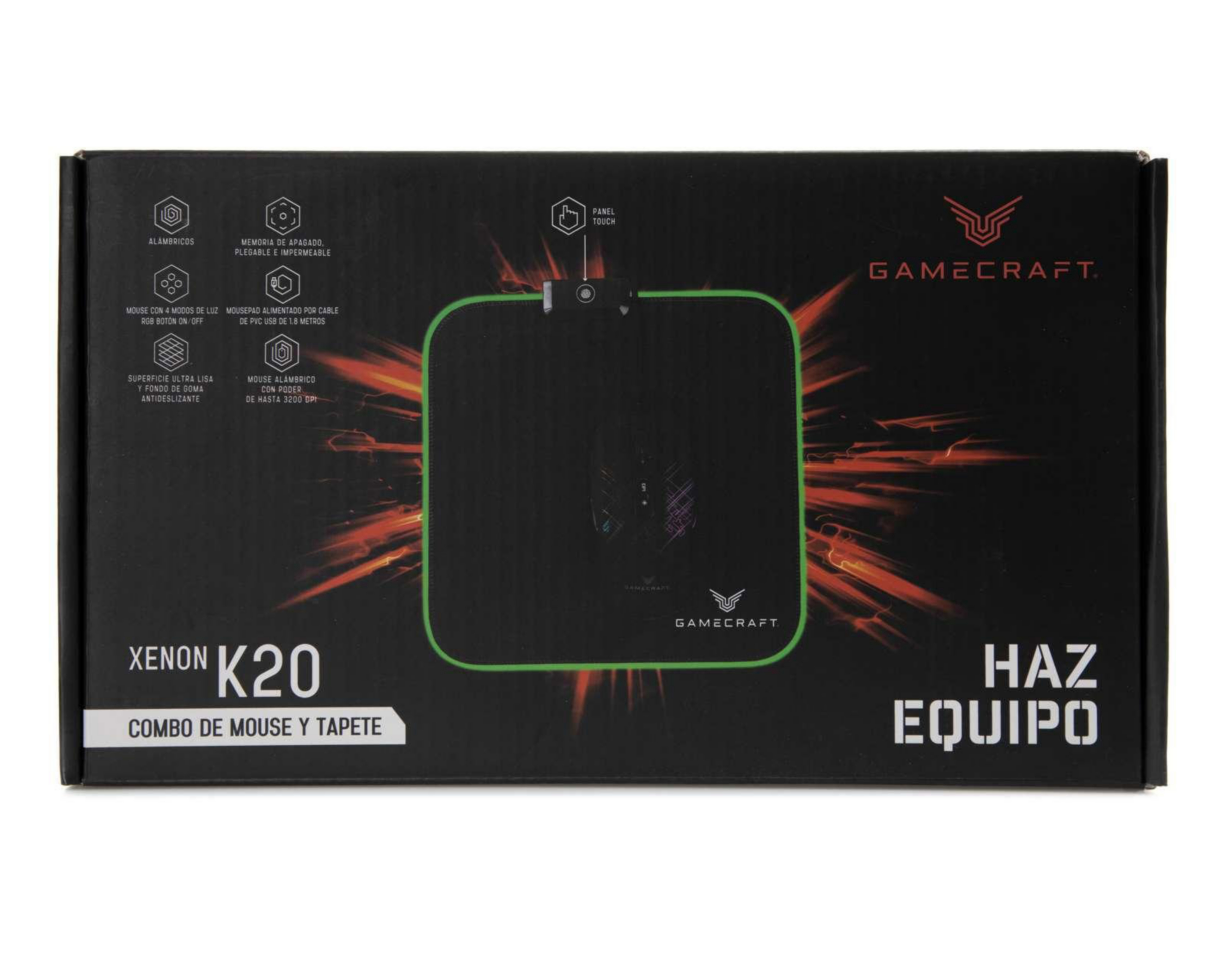 Foto 5 | Combo de Mouse y Almohadilla Gamecraft Xenon K20