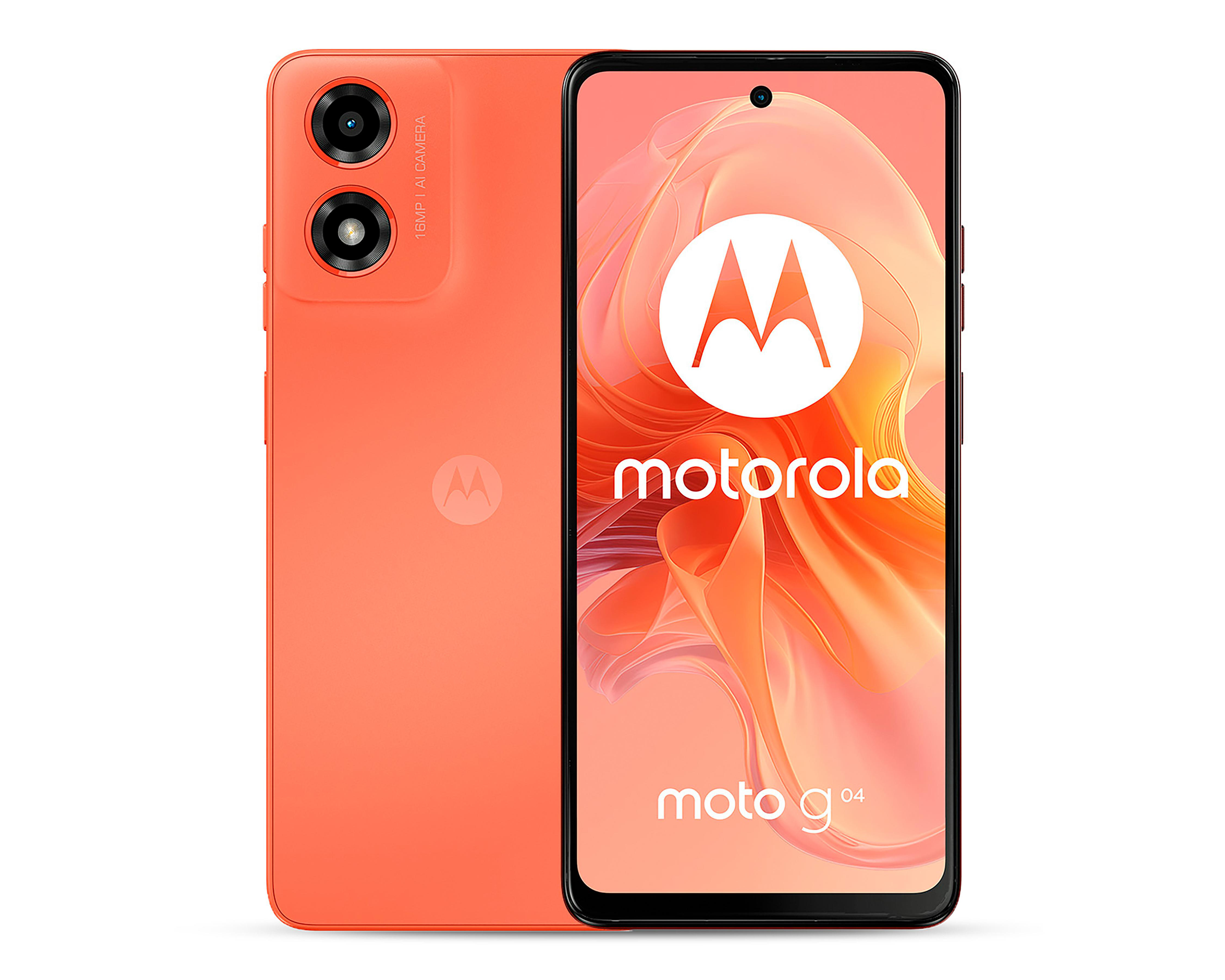 Foto 2 pulgar | Movistar Motorola Moto G04 128 GB Naranja