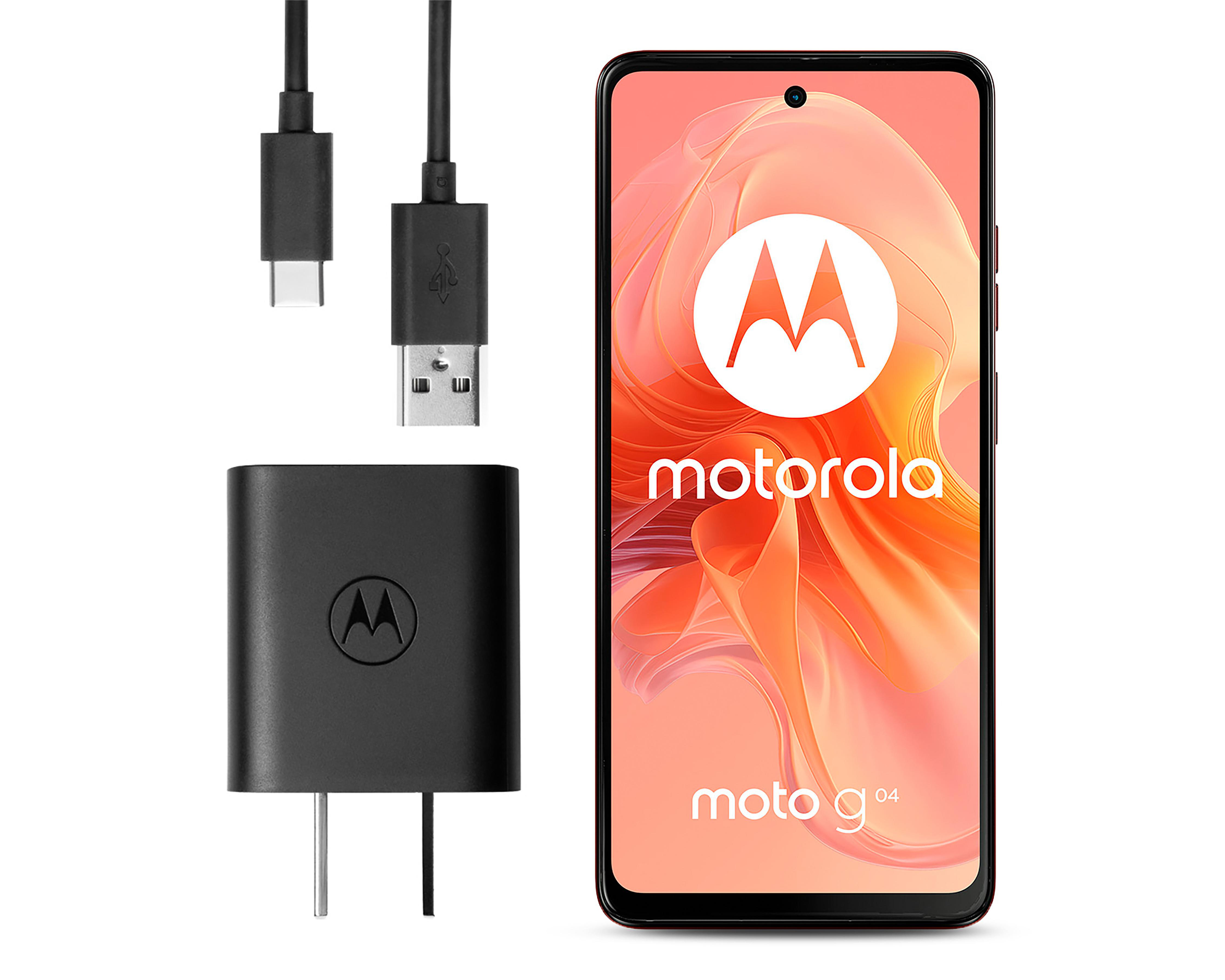 Foto 7 pulgar | Movistar Motorola Moto G04 128 GB Naranja