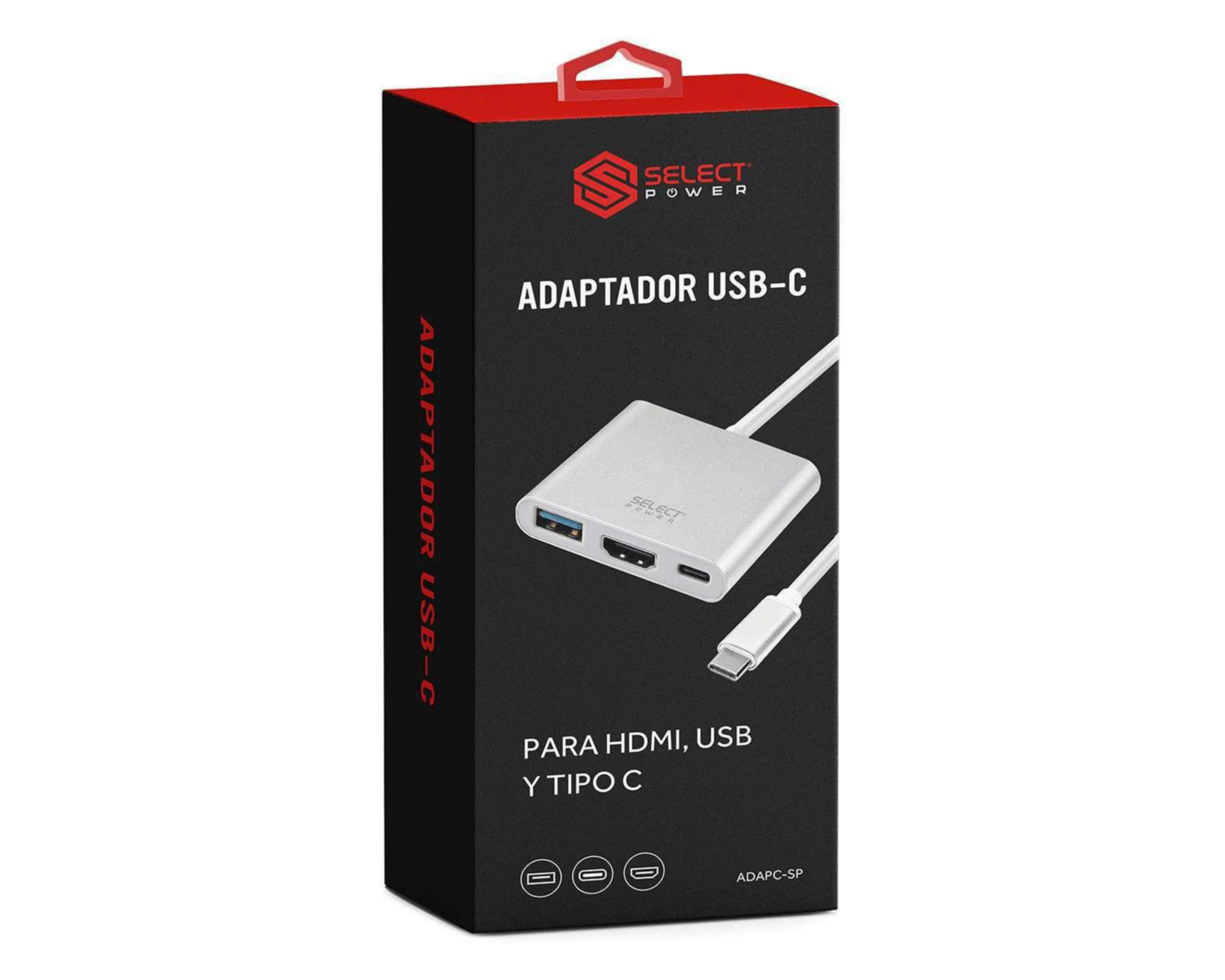 Foto 4 pulgar | Adaptador Convertidor Select Power USB / HDMI a USB-C