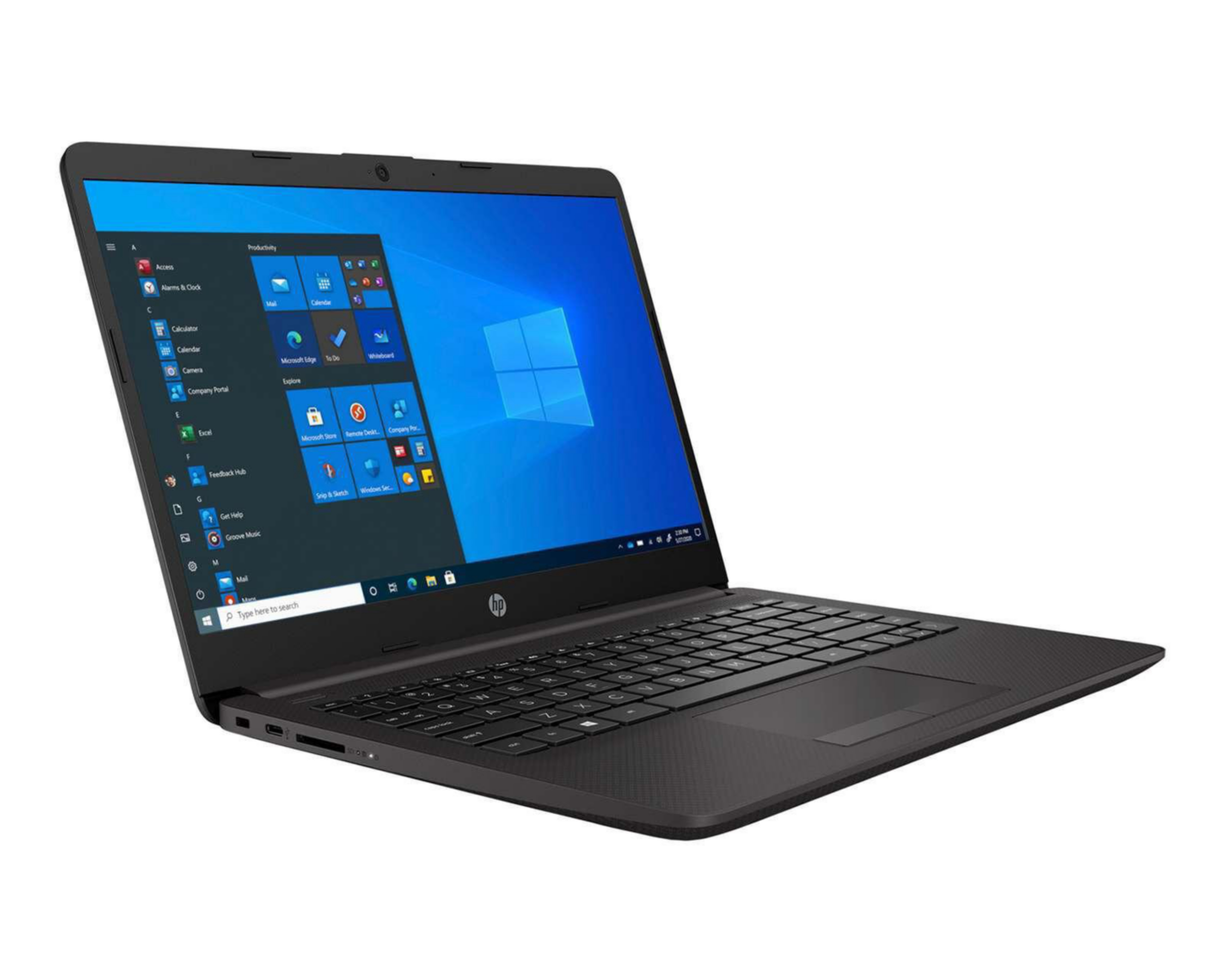 Foto 3 pulgar | Laptop HP 245 G8 de 14" Windows 10 AMD Ryzen 3 3250U 8 GB RAM de 1 TB HDD+128 GB SDD Negro