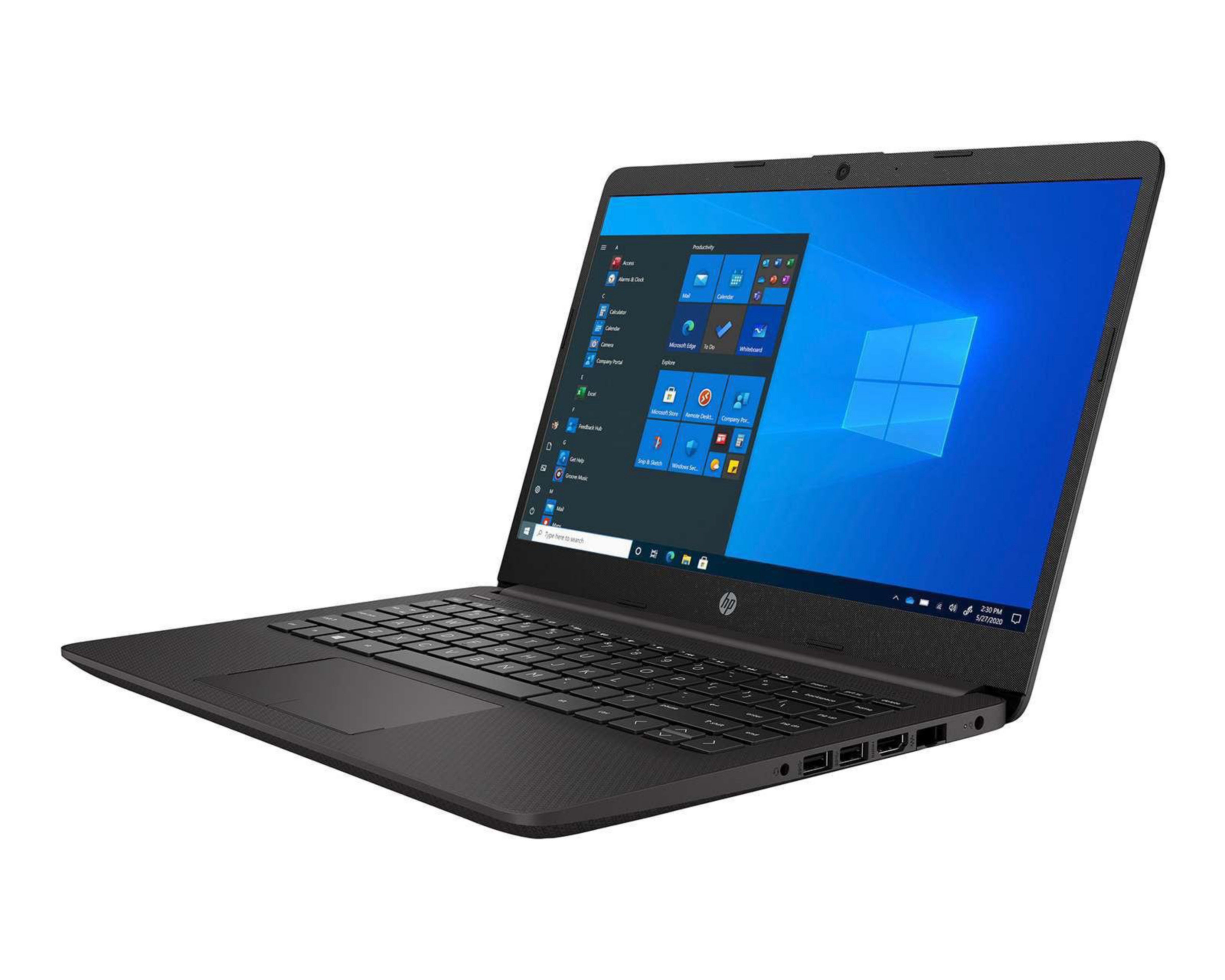 Foto 4 pulgar | Laptop HP 245 G8 de 14" Windows 10 AMD Ryzen 3 3250U 8 GB RAM de 1 TB HDD+128 GB SDD Negro