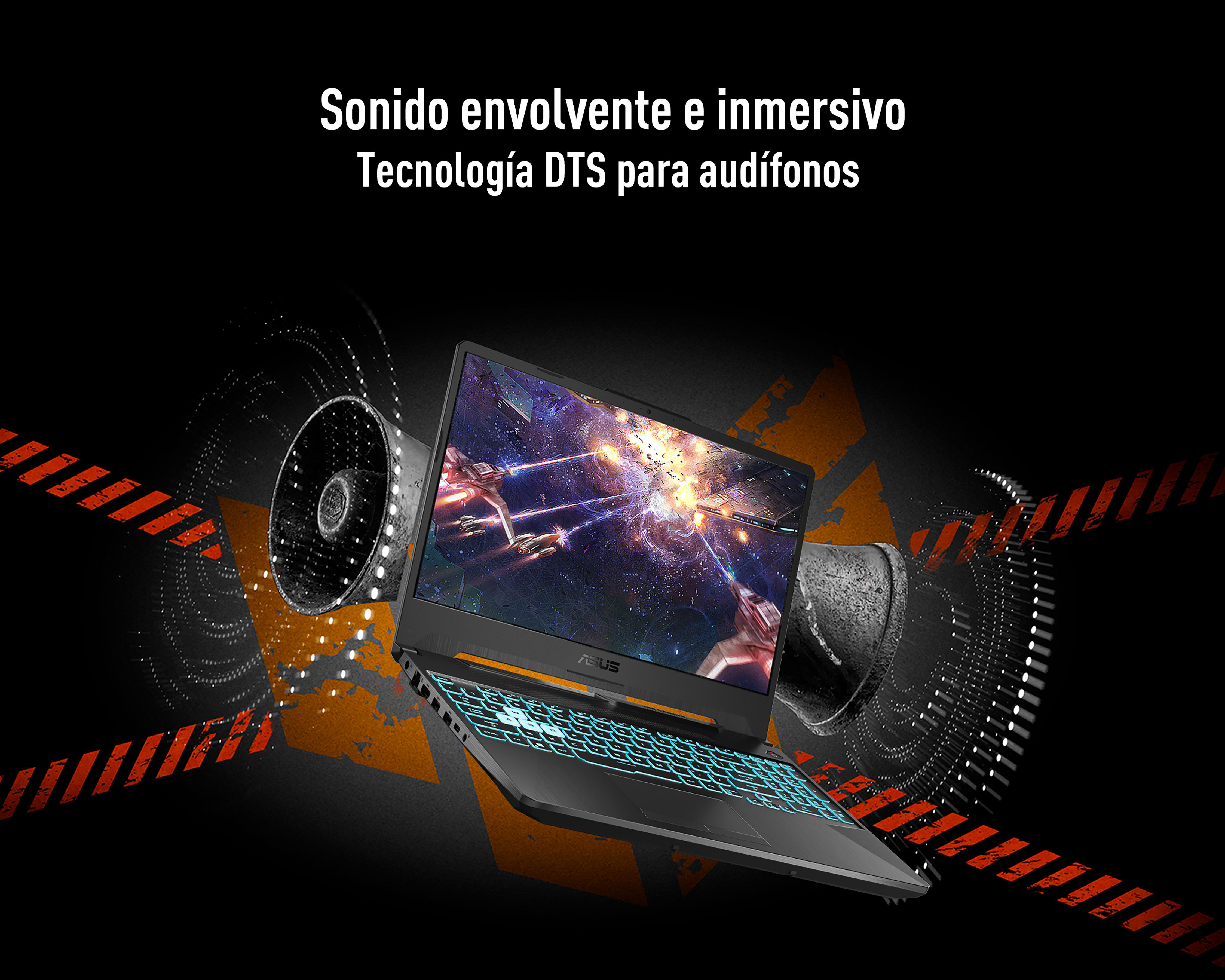 Foto 5 pulgar | Laptop Gamer Asus FA506NF-HN063W 15.6 Pulgadas Windows 11  AMD Ryzen 5 Geforce RTX 2050 8 GB RAM 512 GB SSD Negra