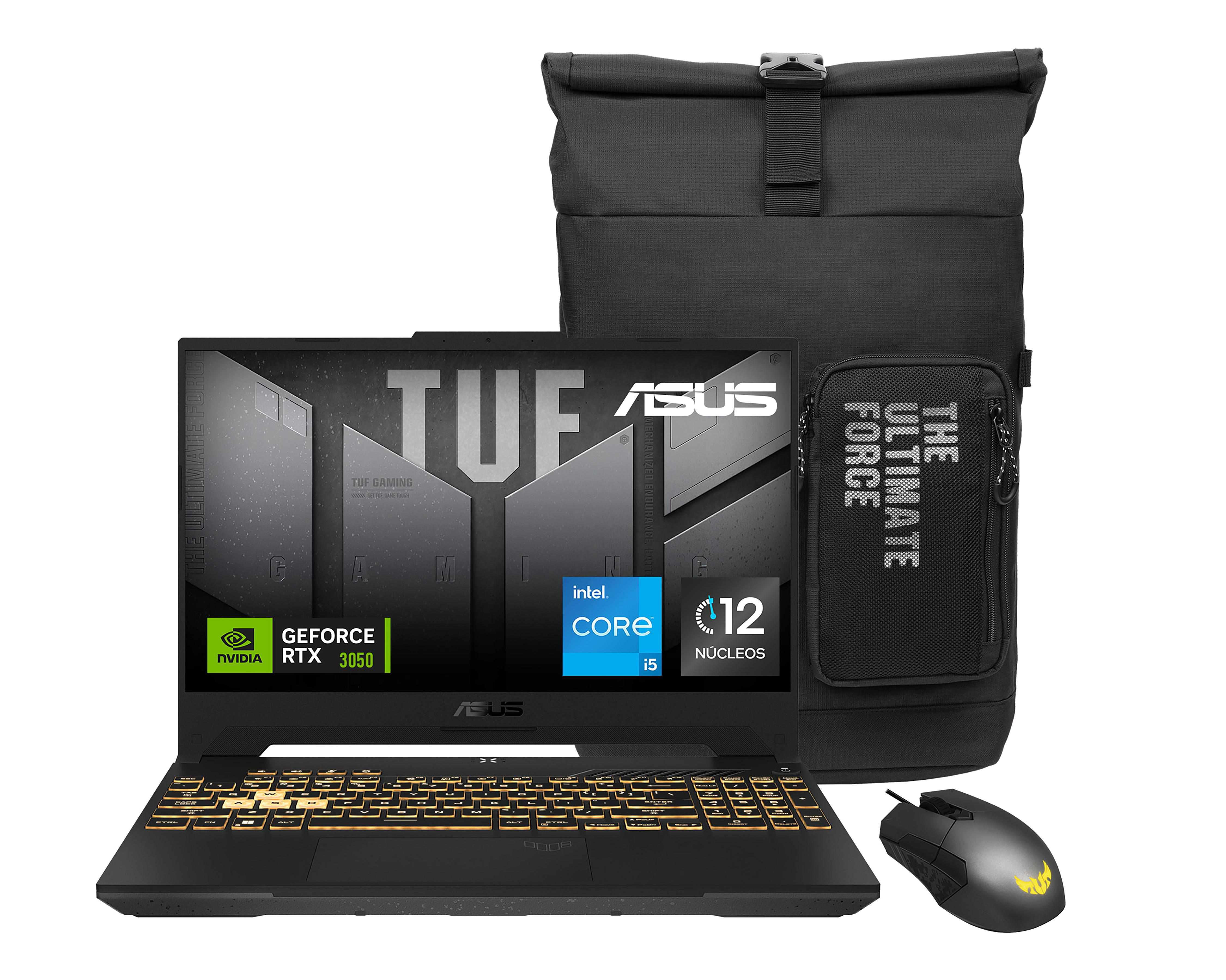 Foto 2 pulgar | Laptop Gamer Asus FX507ZC4-HN225W 15.6" Intel Core i5 NVIDIA Geforce RTX 3050 16 GB RAM 512 GB SSD Negra