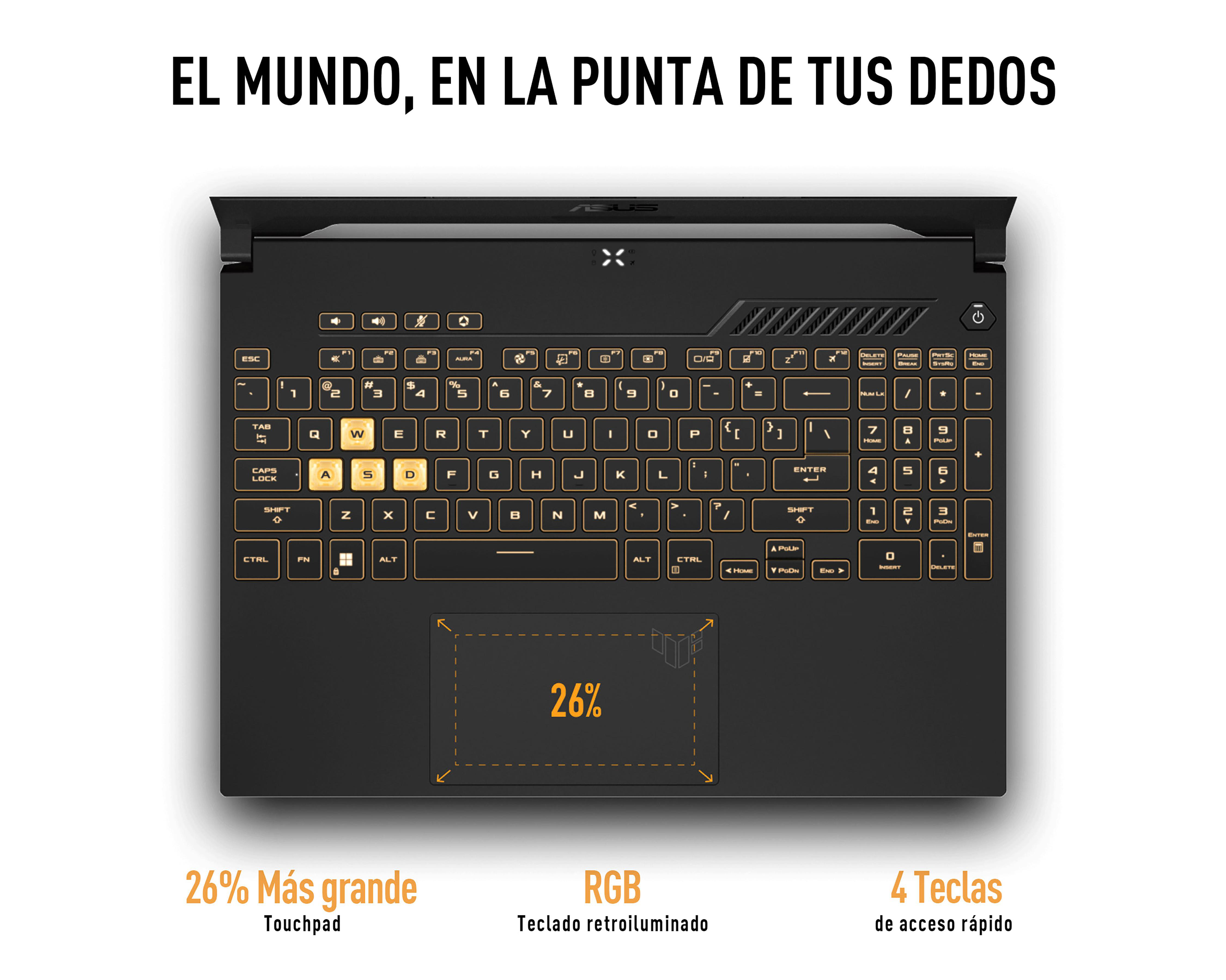 Foto 6 pulgar | Laptop Gamer Asus FX507ZC4-HN225W 15.6" Intel Core i5 NVIDIA Geforce RTX 3050 16 GB RAM 512 GB SSD Negra