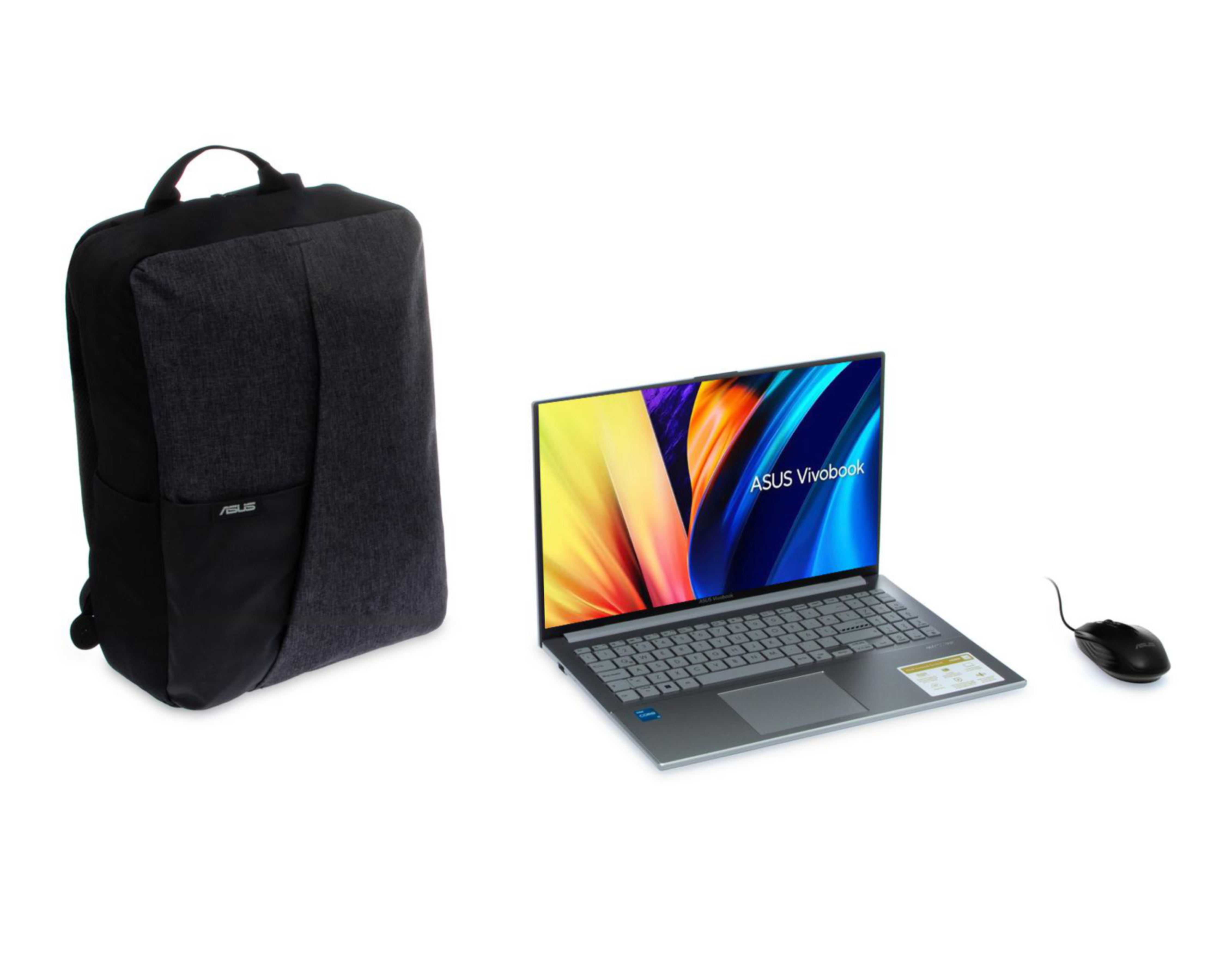 Foto 2 pulgar | Laptop Asus Vivobook Go 15 15.6" Windows 11 Intel Core i3 8 GB RAM 512 GB SSD Gris + Mochila y Mouse