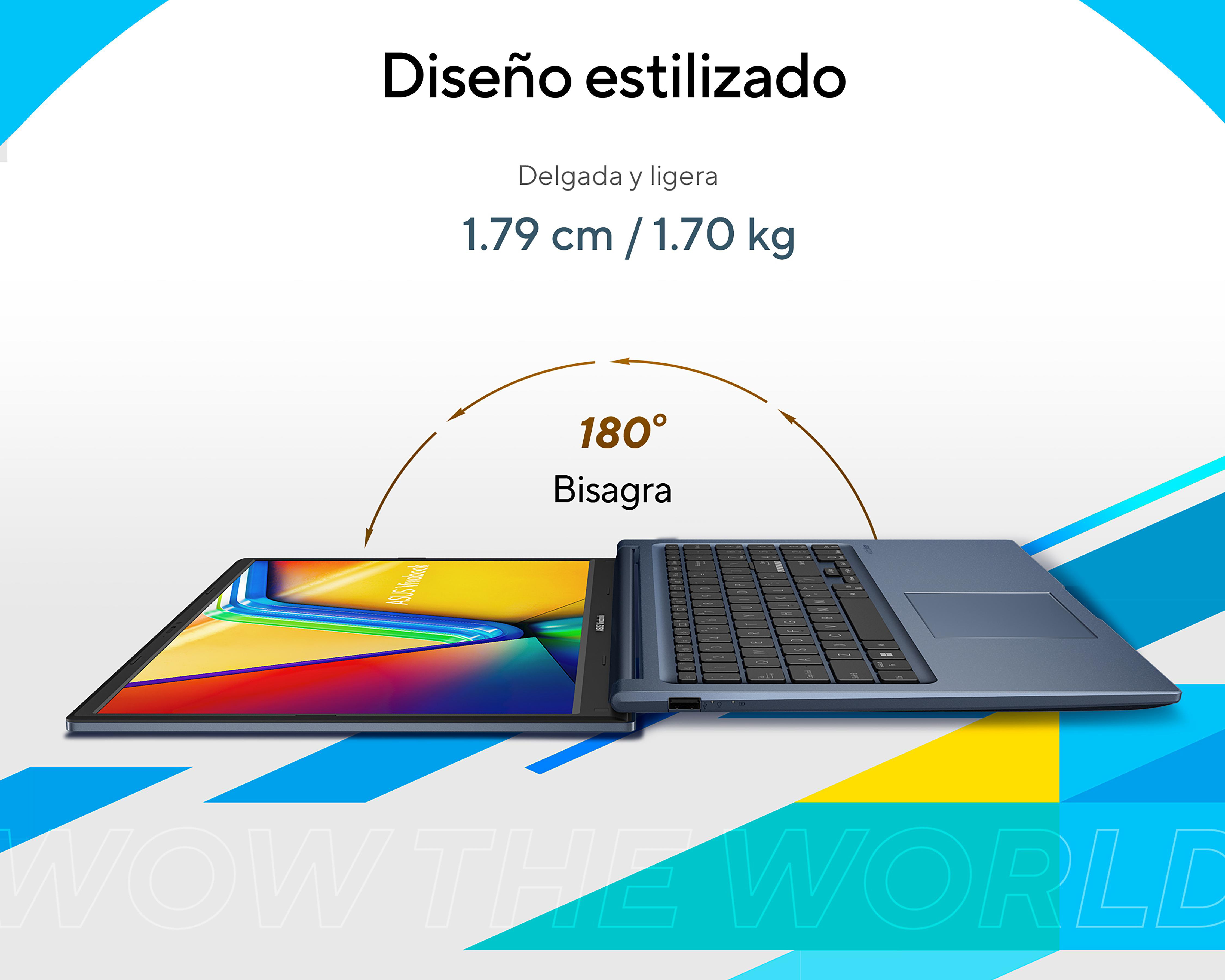 Foto 5 pulgar | Laptop Asus Vivobook X1504ZA-NJ972W 15.6" Windows 11 Intel Core i5 16 GB RAM 512 GB SSD Azul