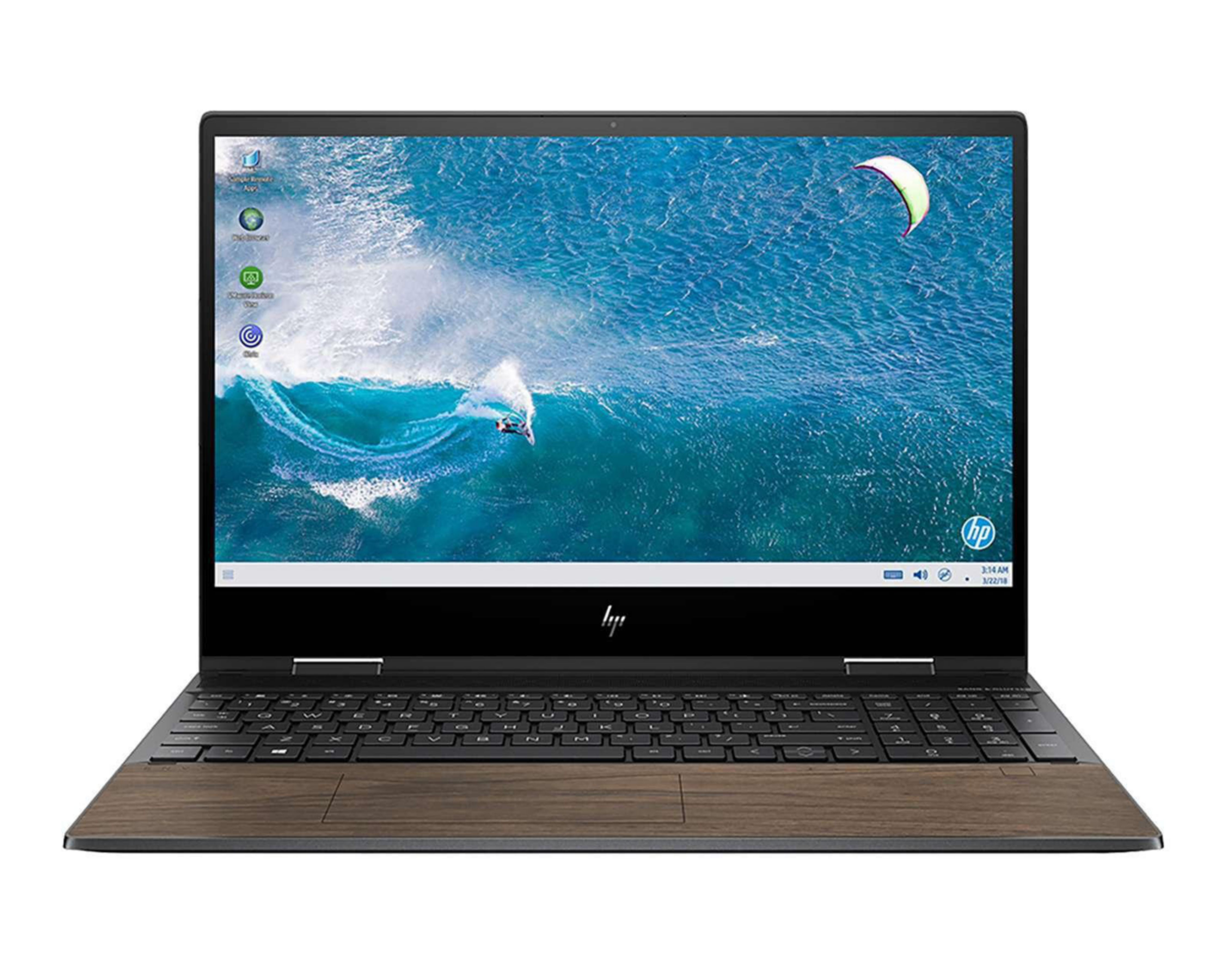 Foto 2 pulgar | Laptop HP ENVY X360 CONV 15.6" Intel Core i7 NVIDIA GeForce MX250 12GB RAM 512 GB + 32 GB Negro