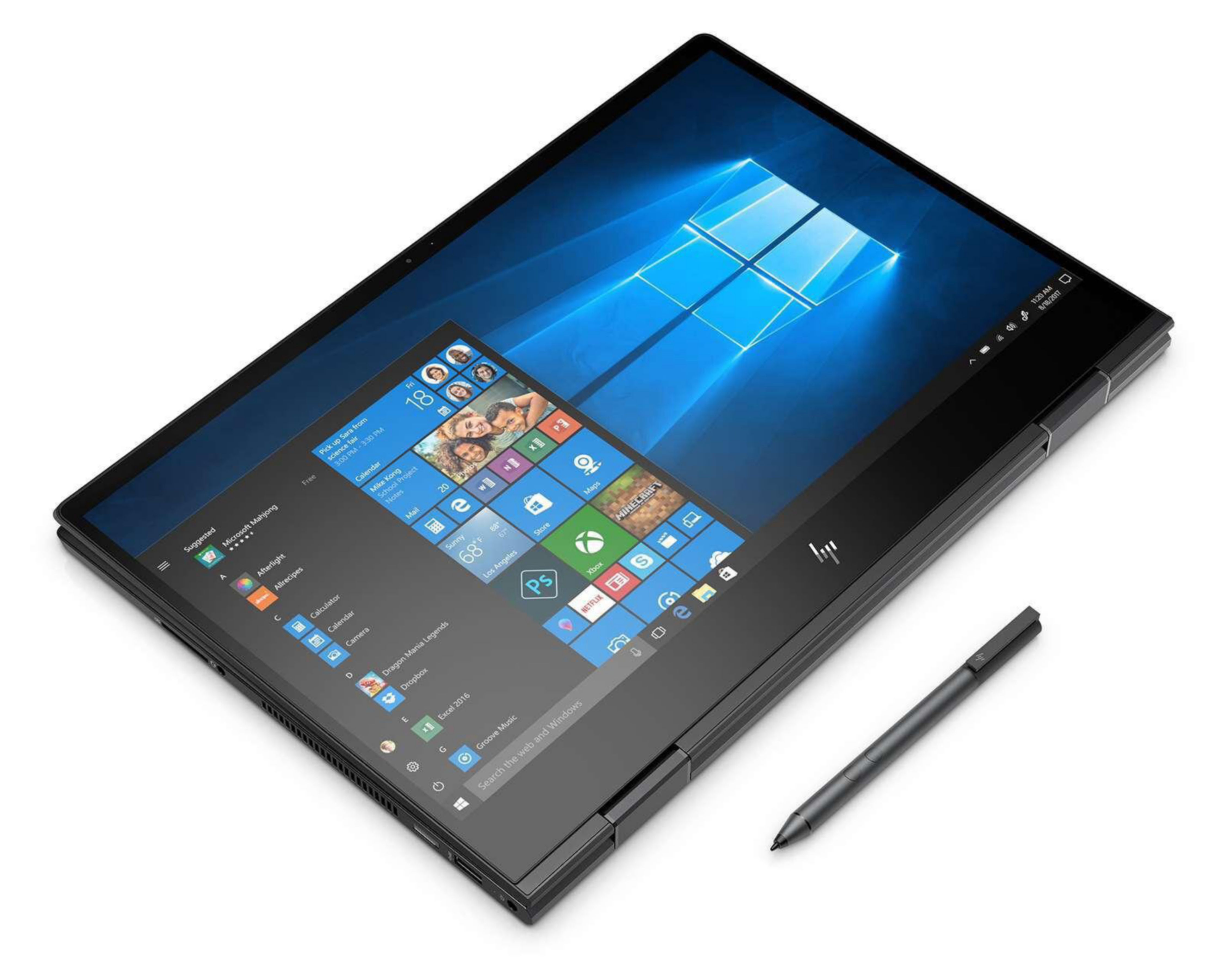 Foto 7 pulgar | Laptop HP ENVY X360 CONV 15.6" Intel Core i7 NVIDIA GeForce MX250 12GB RAM 512 GB + 32 GB Negro