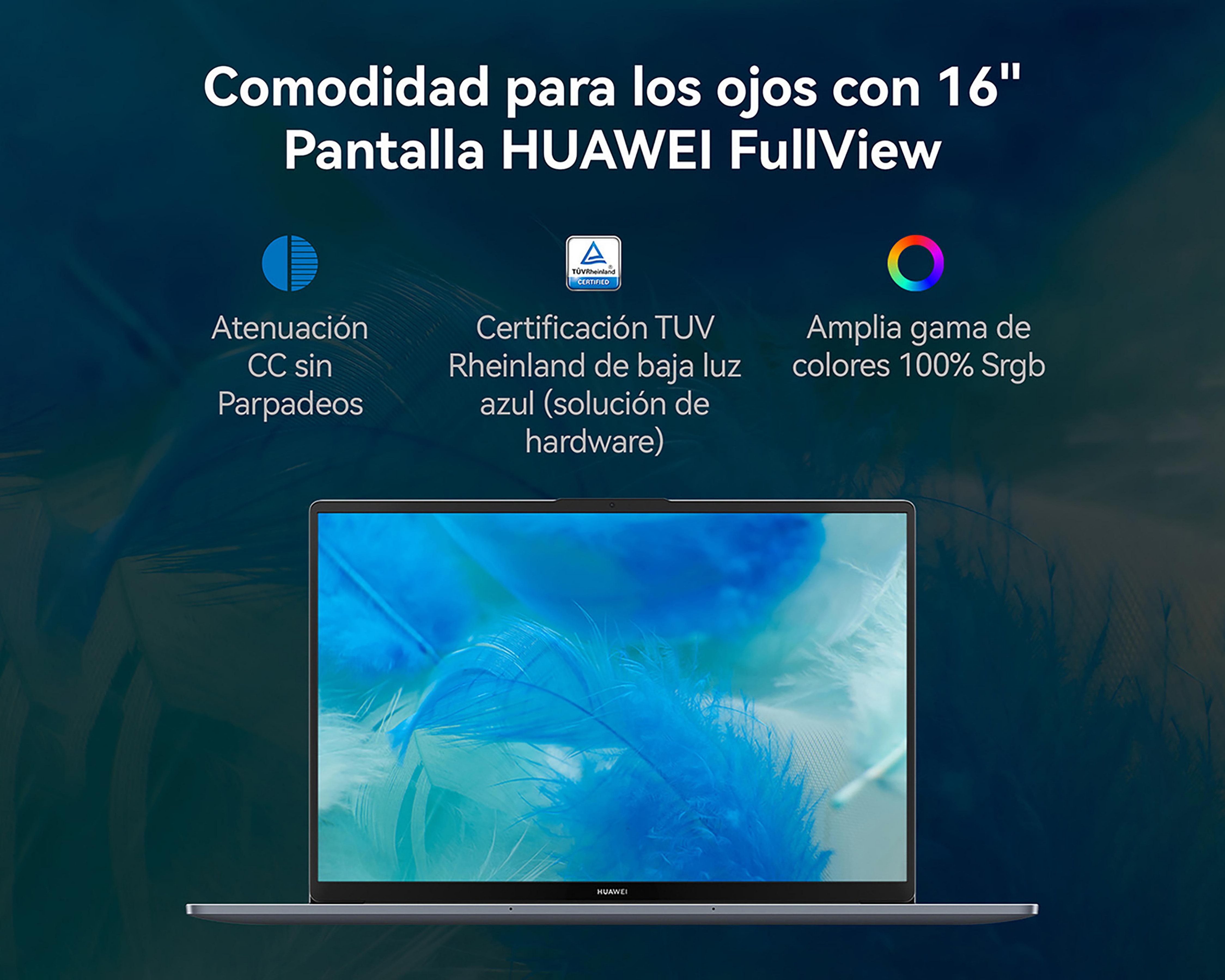 Foto 7 pulgar | Laptop Huawei Matebook D16 16" Intel Core i5 8 GB RAM 512 GB SSD Plateado