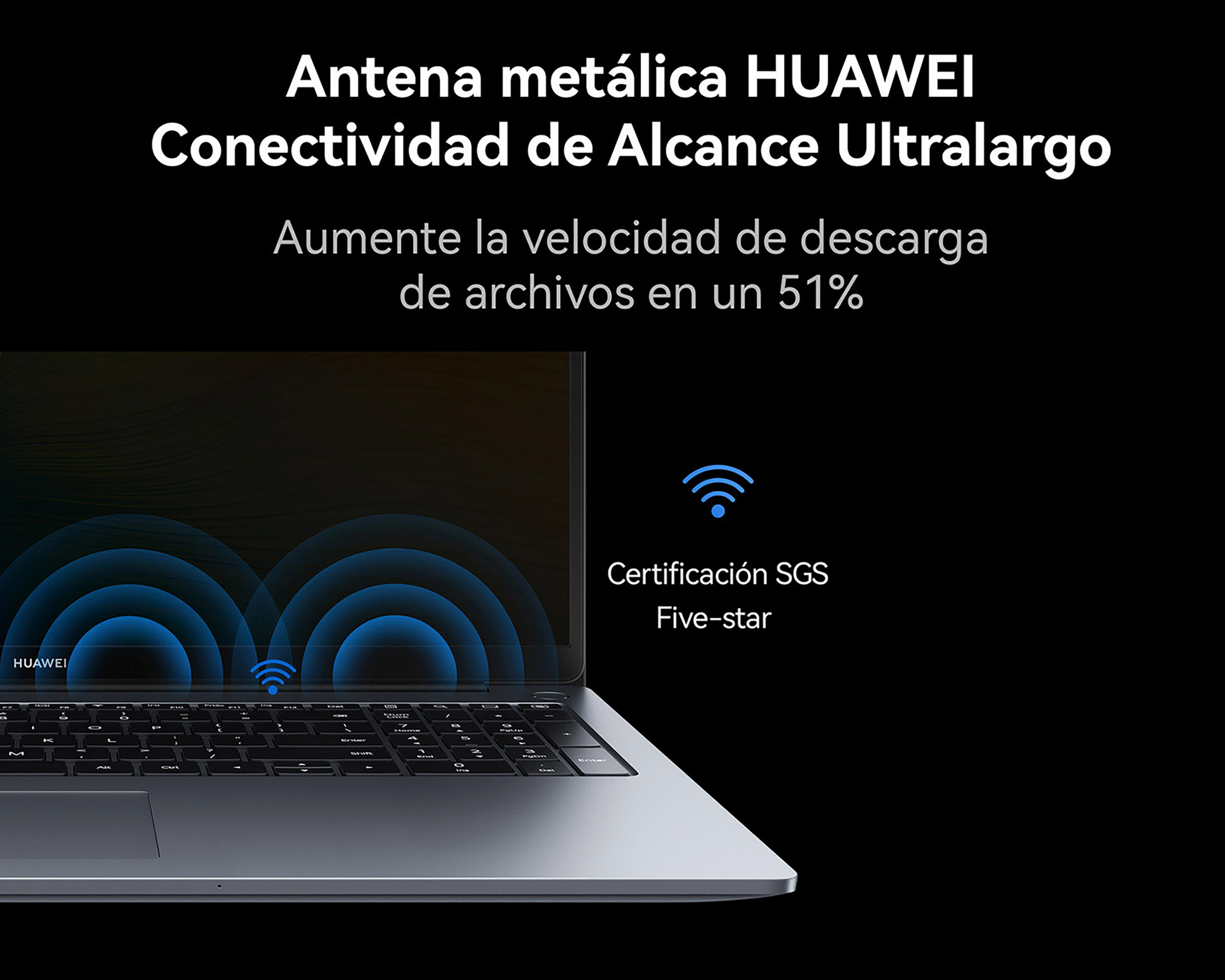 Foto 7 | Laptop Huawei Matebook D16 16" Intel Core i5 8 GB RAM 512 GB SSD Plateado