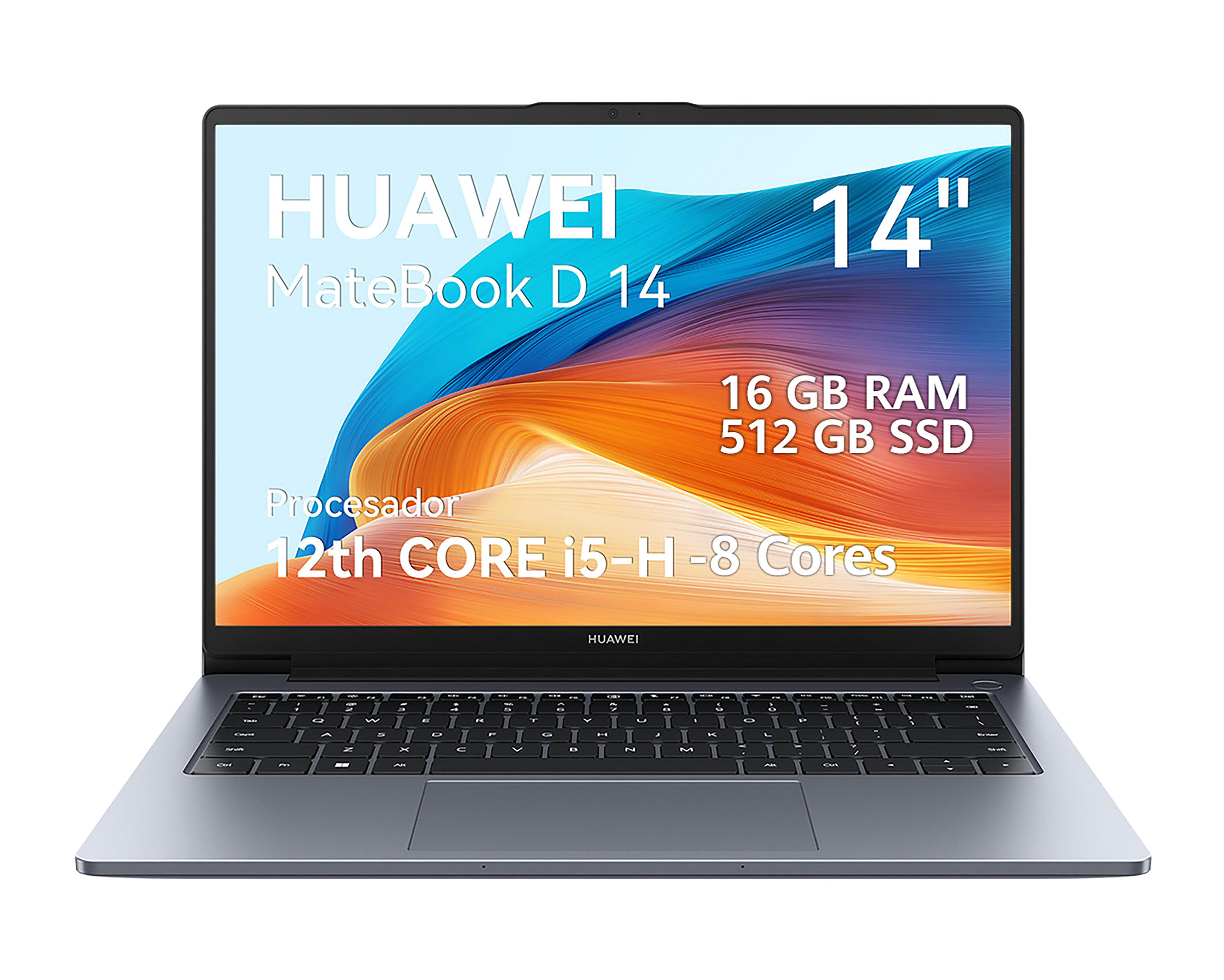 Laptop Huawei Matebook D14 14" Intel Core i5 16 GB RAM 512 GB SSD Plateado