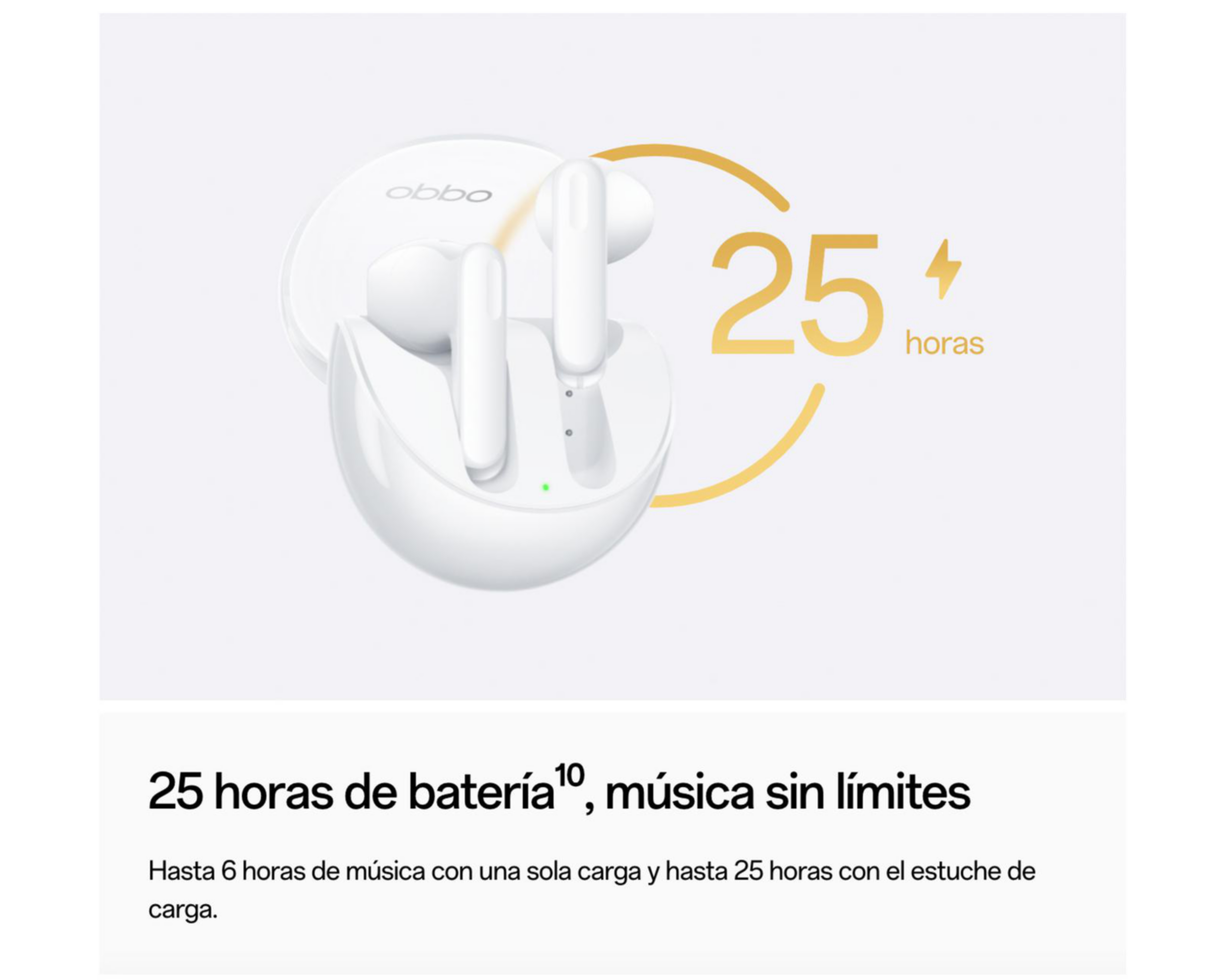 Foto 9 | Audífonos True Wireless Oppo con Cancelación de Ruido Enco Air3