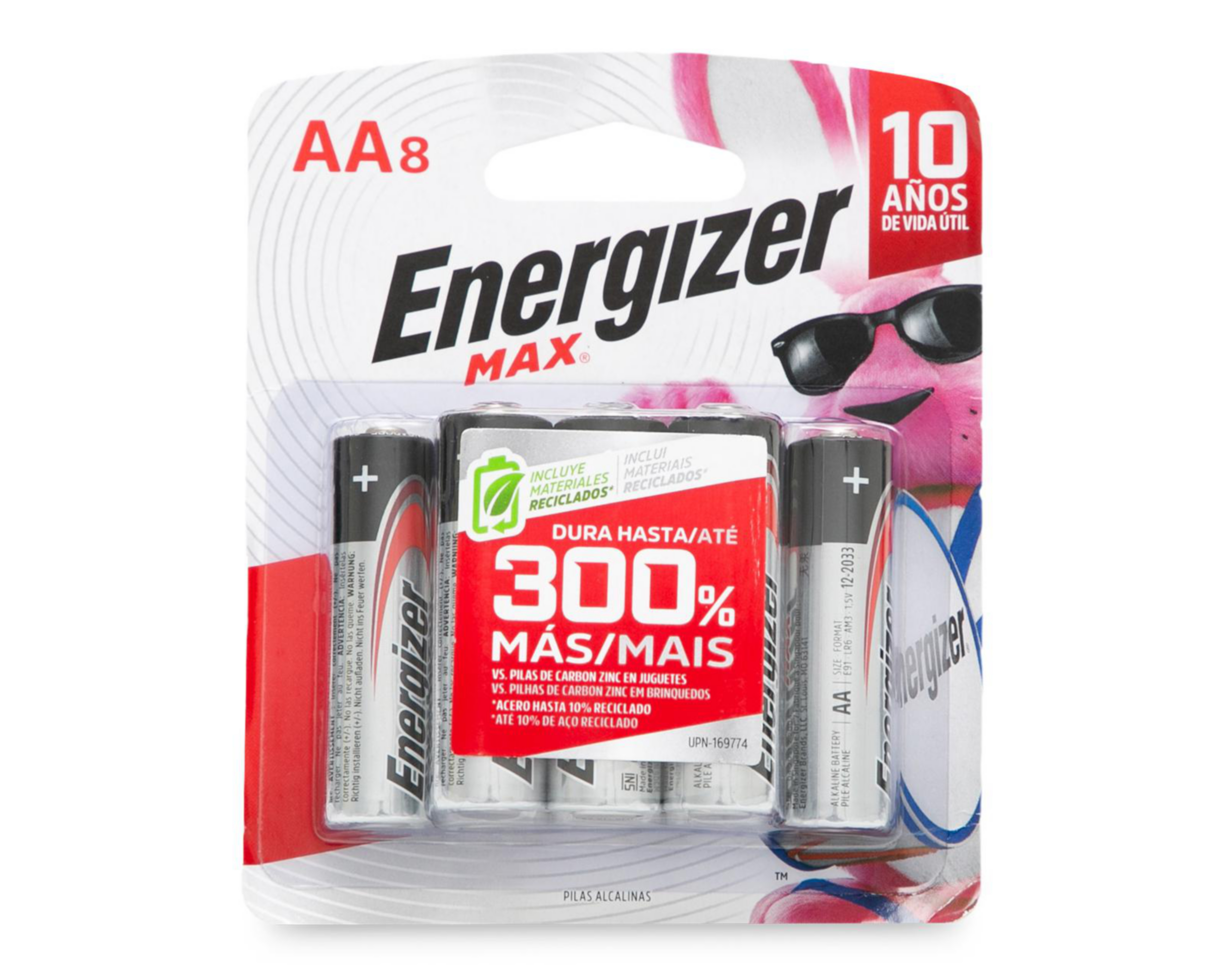 Foto 2 pulgar | Baterías Energizer AA 8 Piezas