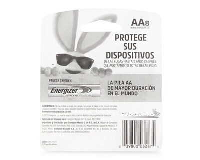Foto 2 | Baterías Energizer AA 8 Piezas