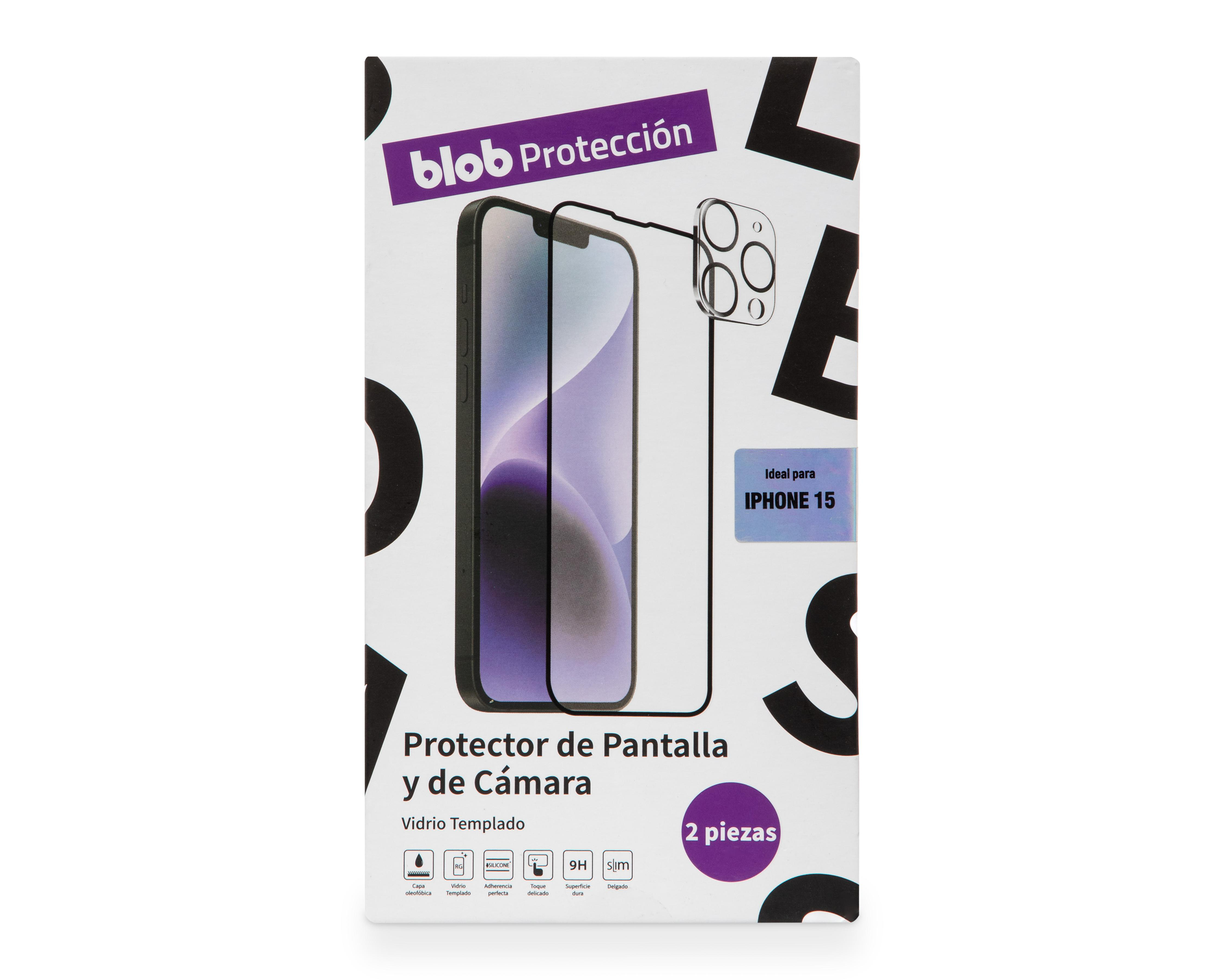 Foto 2 pulgar | Protector de Pantalla Blob para iPhone 15