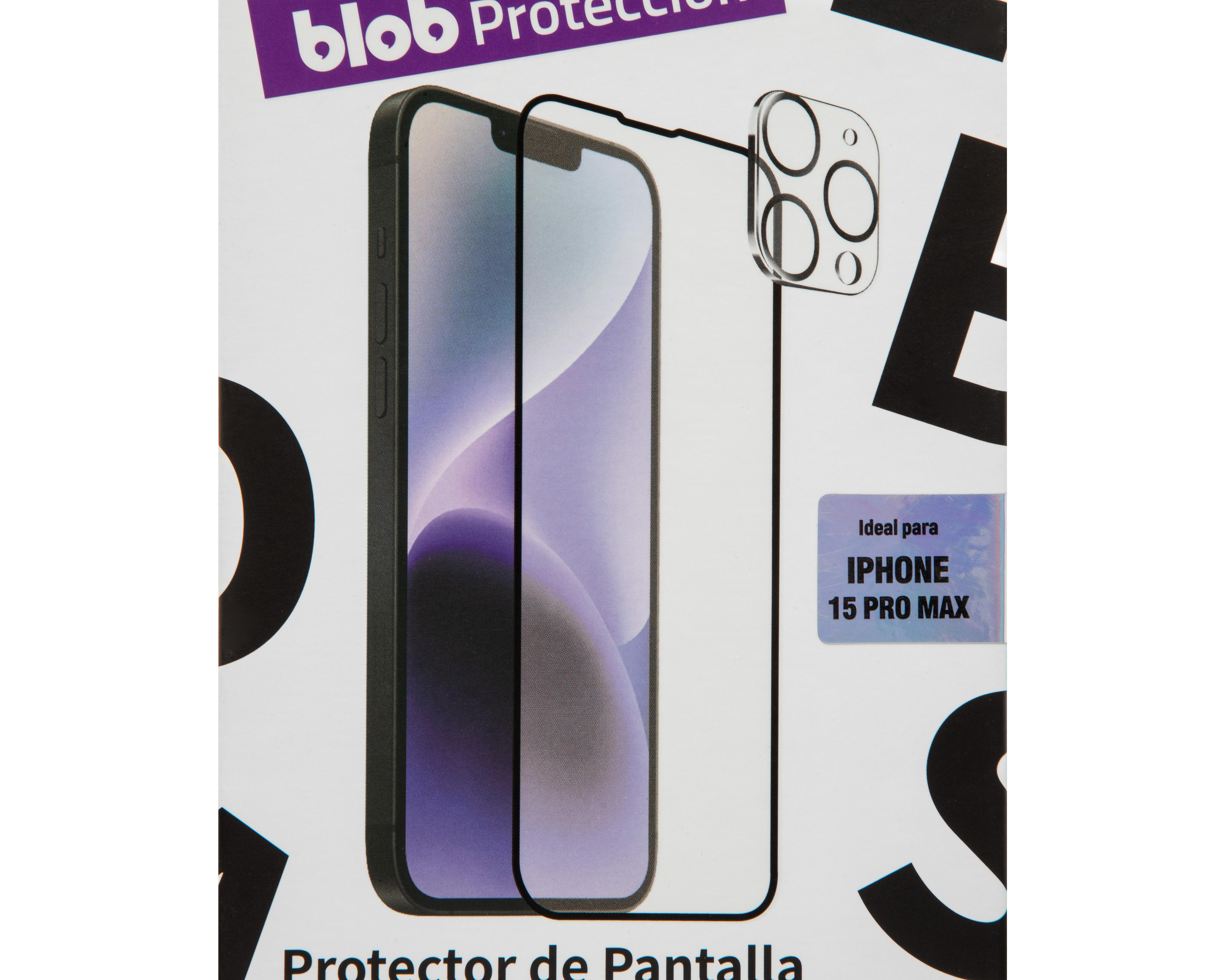 Foto 4 pulgar | Protector de Pantalla Blob para iPhone 15 Pro Max