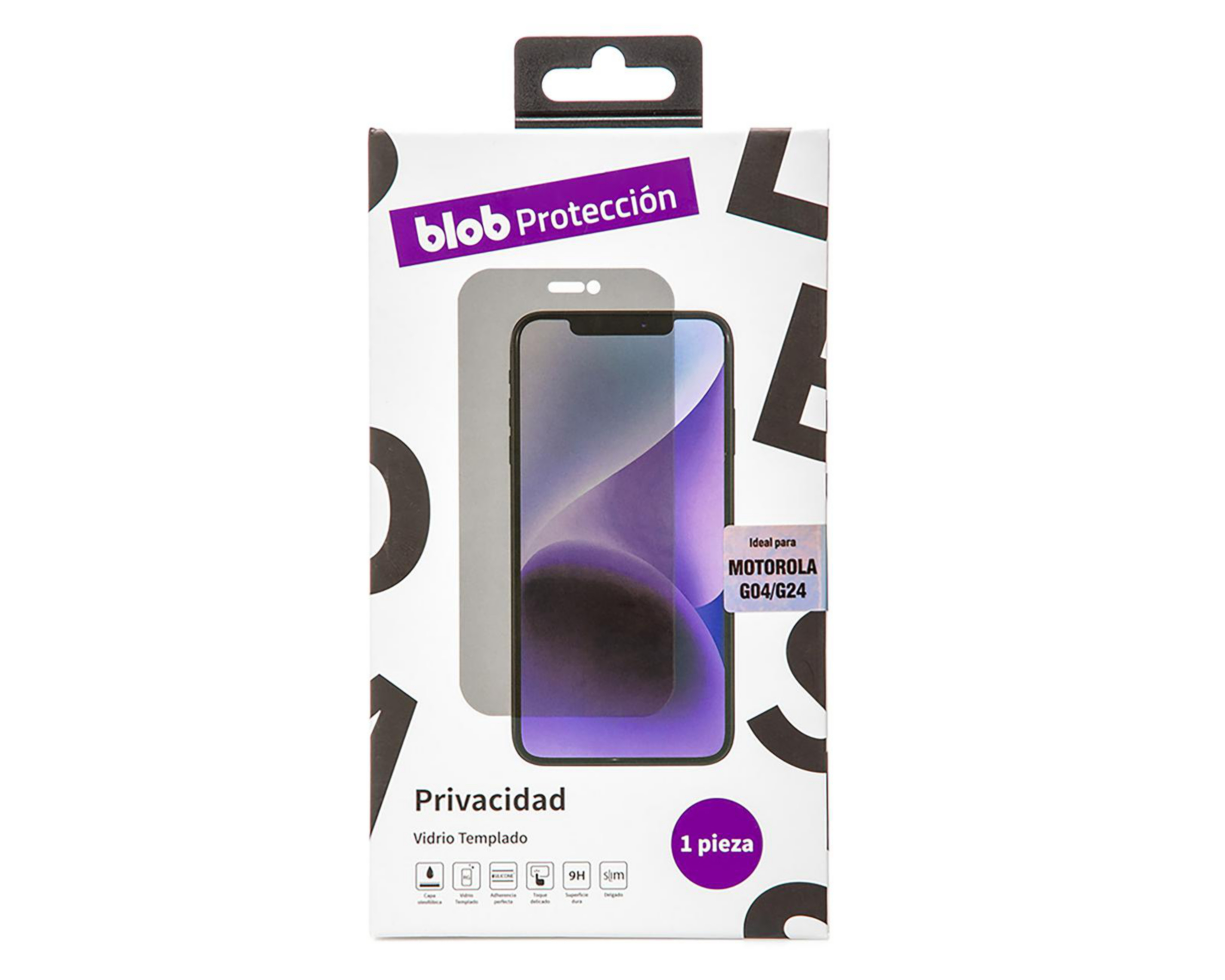 Foto 2 pulgar | Protector de Pantalla Blob para Motorola Moto G04 y G24