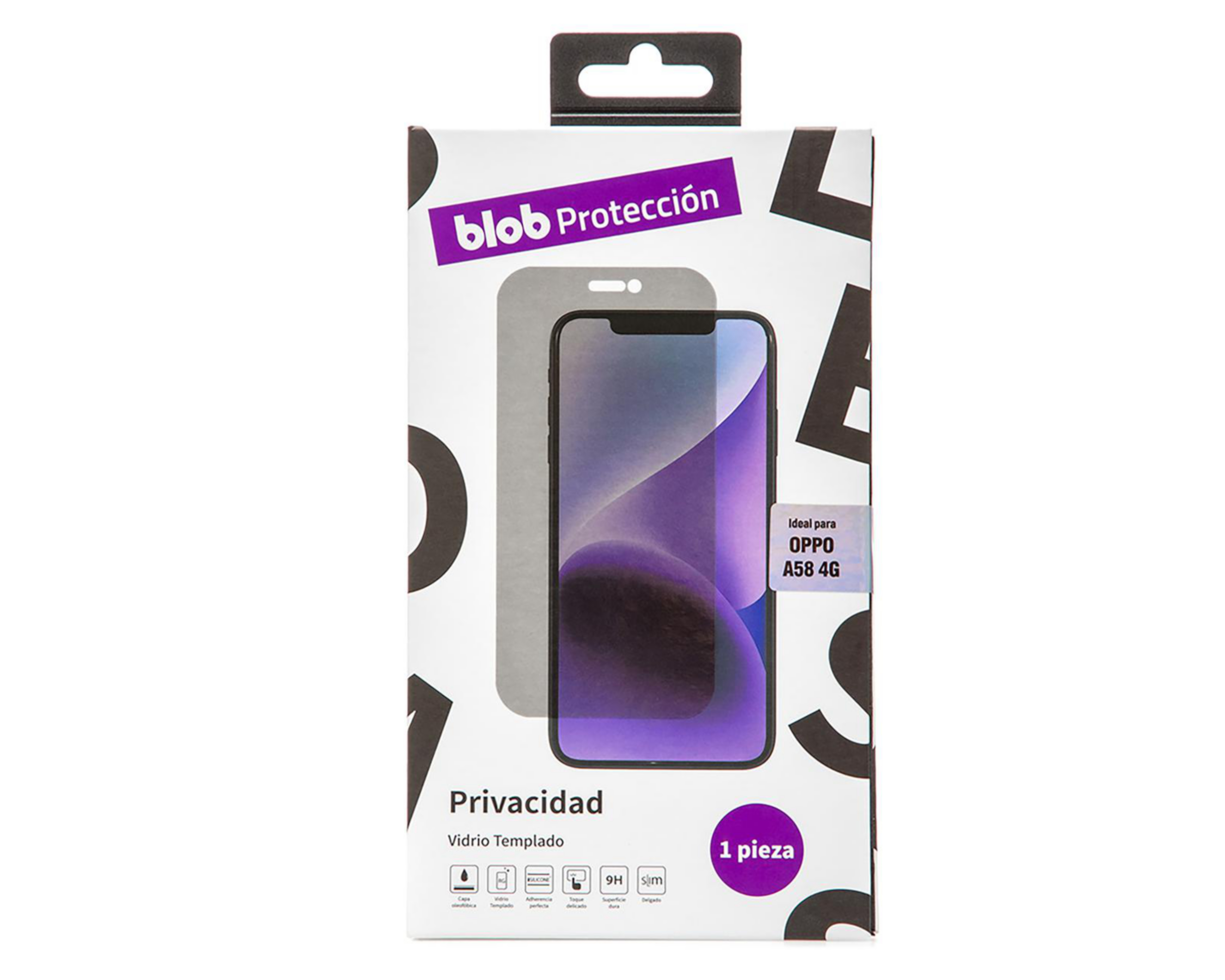 Foto 2 pulgar | Protector de Pantalla Oppo A58 4G