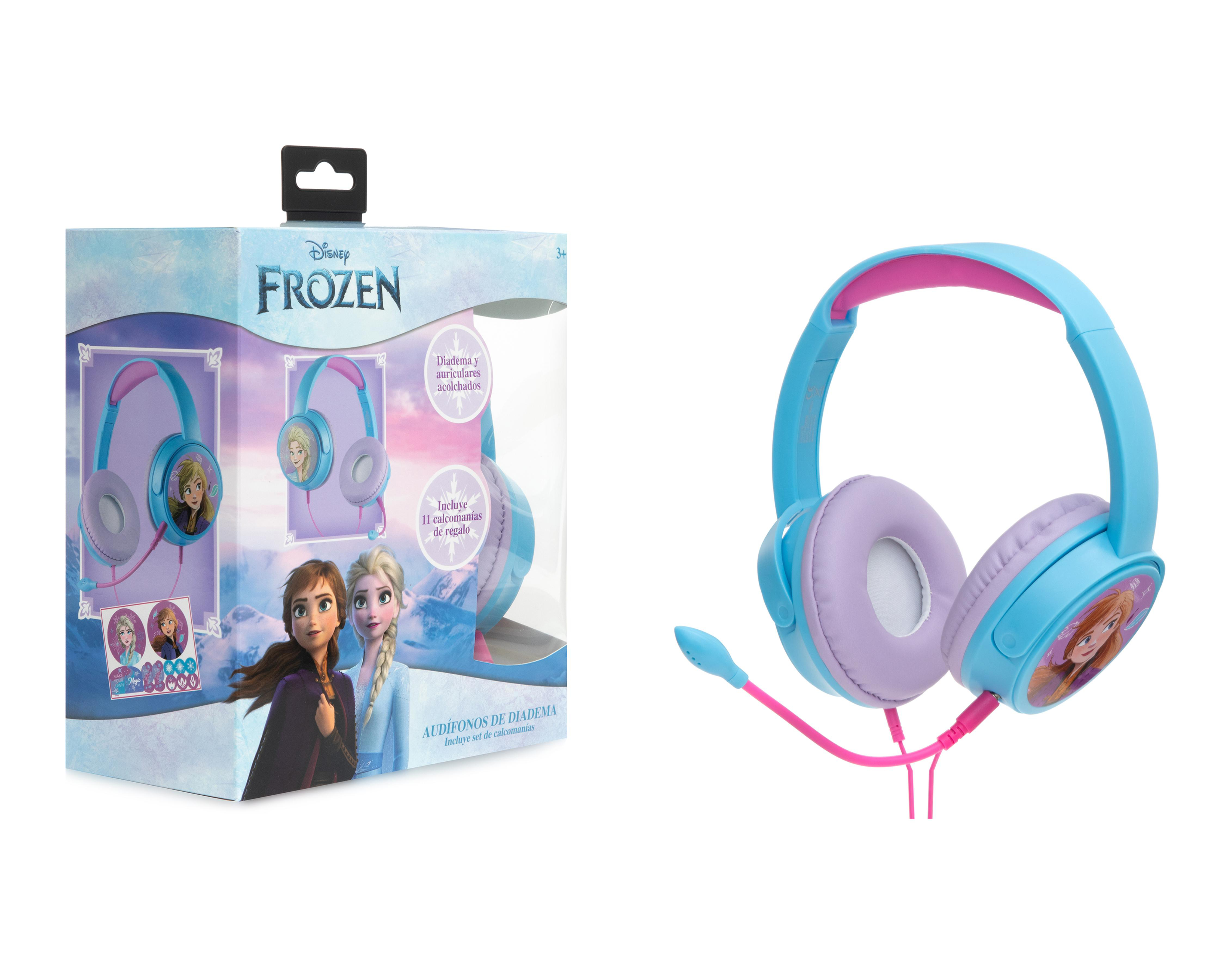 Foto 5 pulgar | Audífonos de Diadema Alámbricos Disney Frozen con Micrófono Desplegable