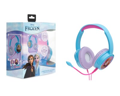 Foto 4 | Audífonos de Diadema Alámbricos Disney Frozen con Micrófono Desplegable