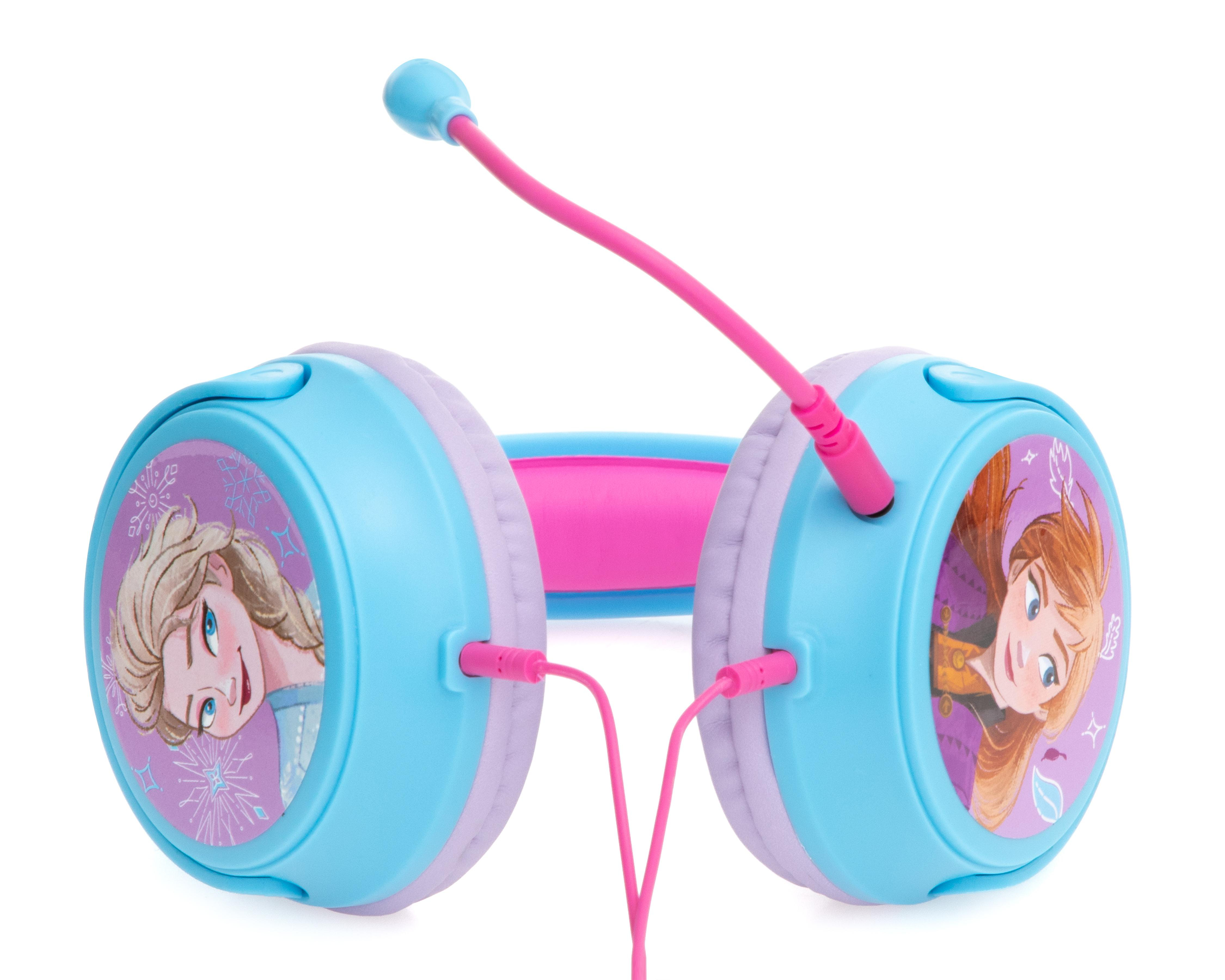 Foto 6 pulgar | Audífonos de Diadema Alámbricos Disney Frozen con Micrófono Desplegable