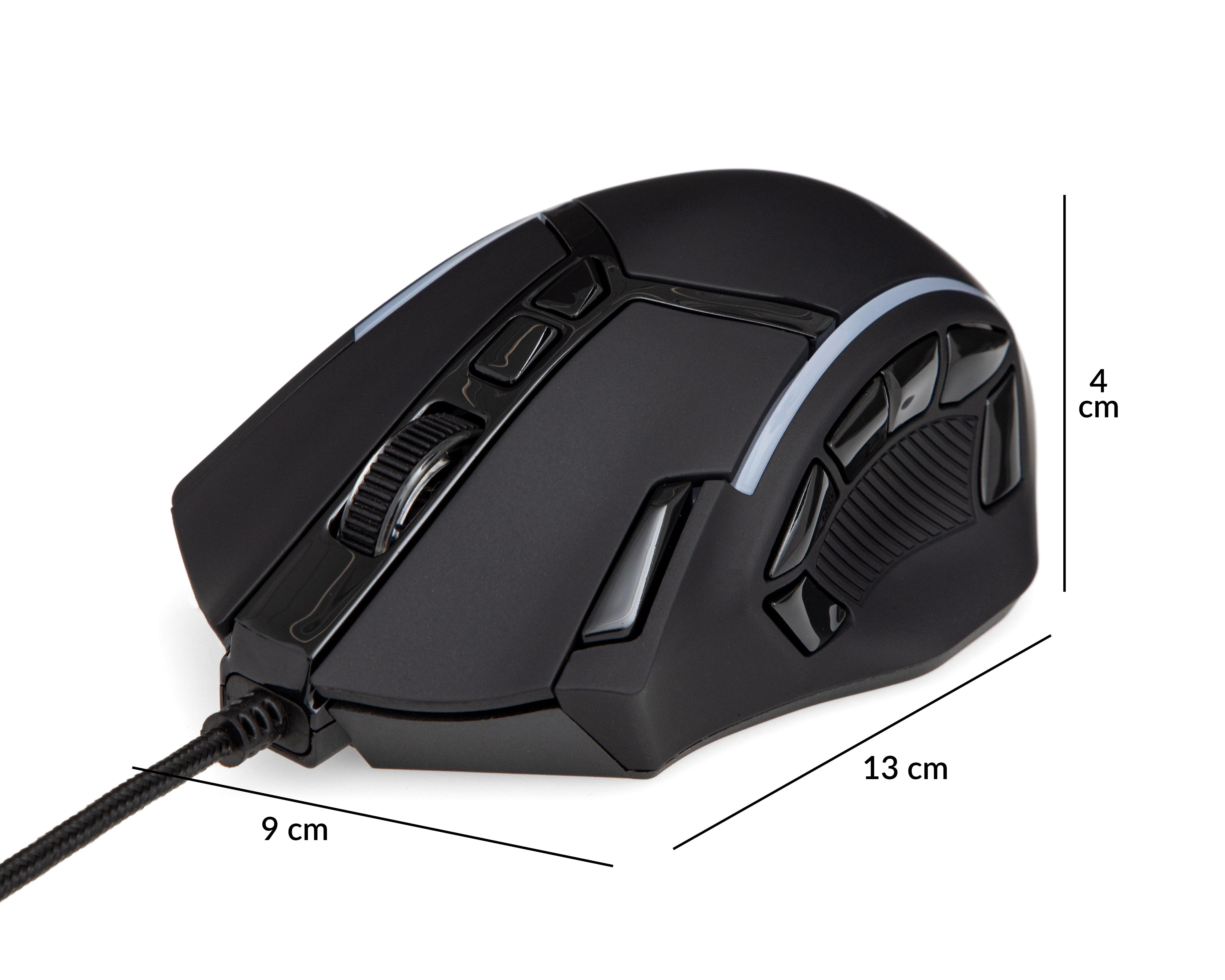 Foto 7 pulgar | Mouse Gamer Alámbrico Gamecraft Tritium M700