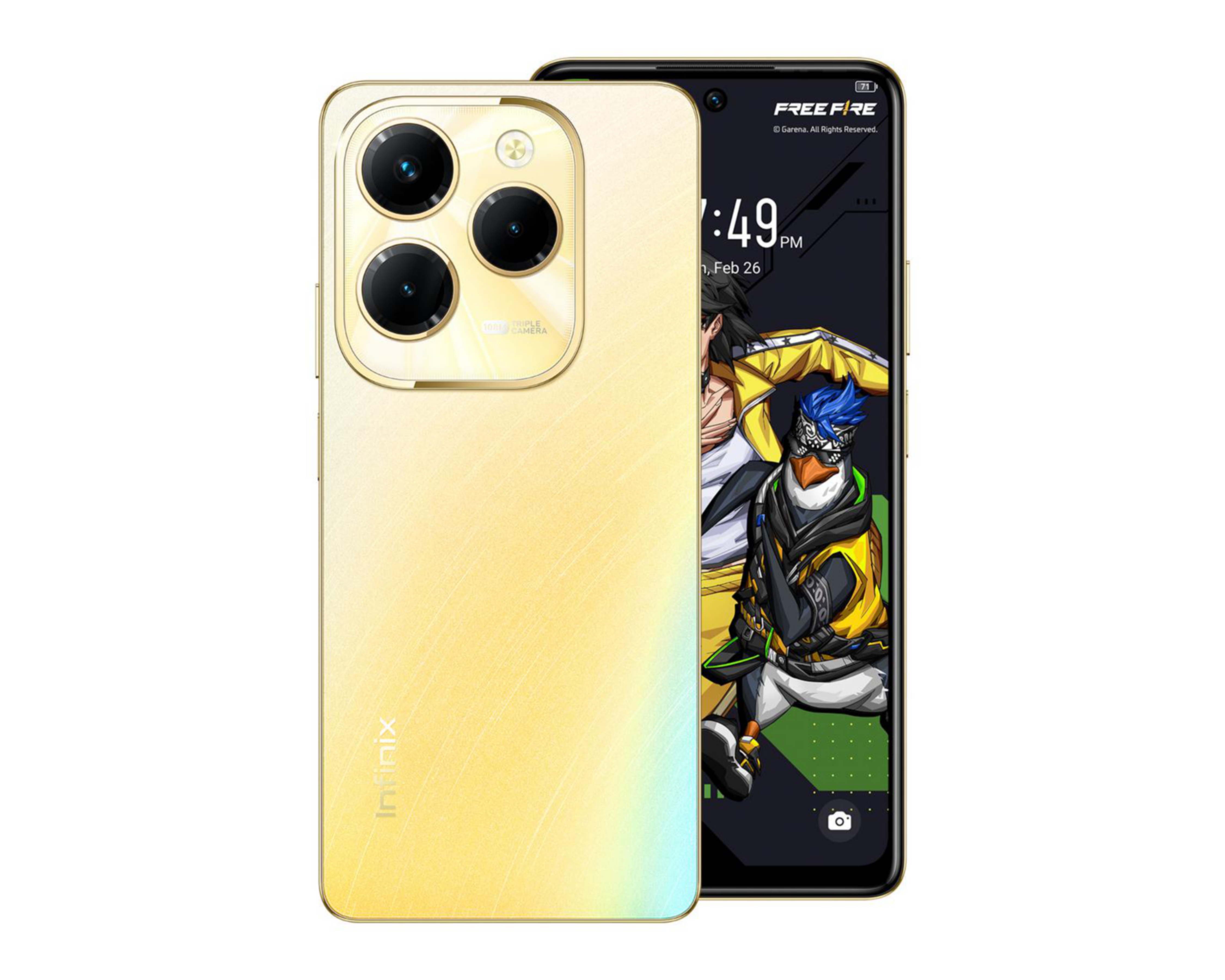 Foto 2 pulgar | Celular Infinix Desbloqueado Hot 40 Pro 256 GB Dorado