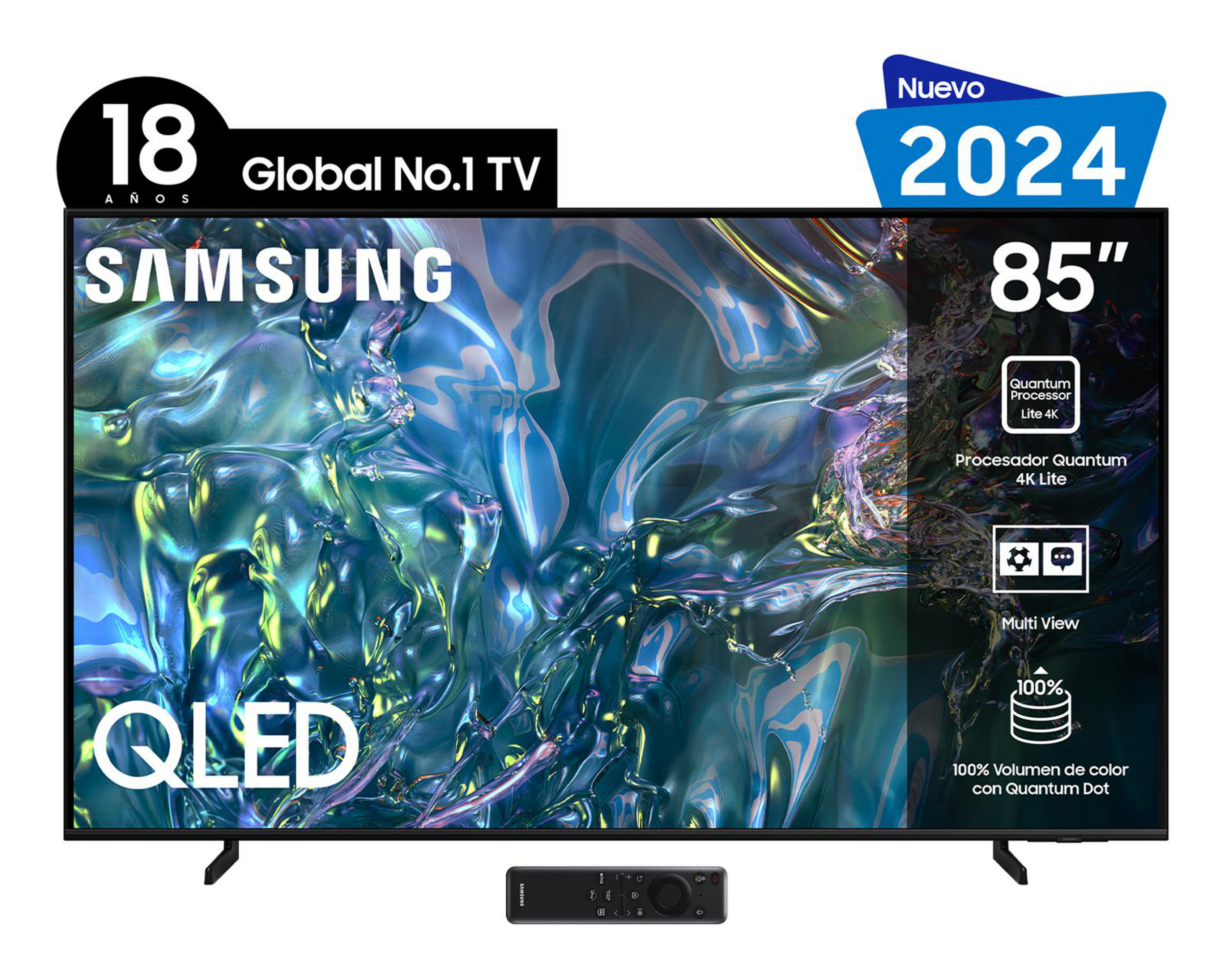 Foto 2 pulgar | Pantalla Smart TV Samsung QLED 85 Pulgadas 4K QN85Q60DAFXZX