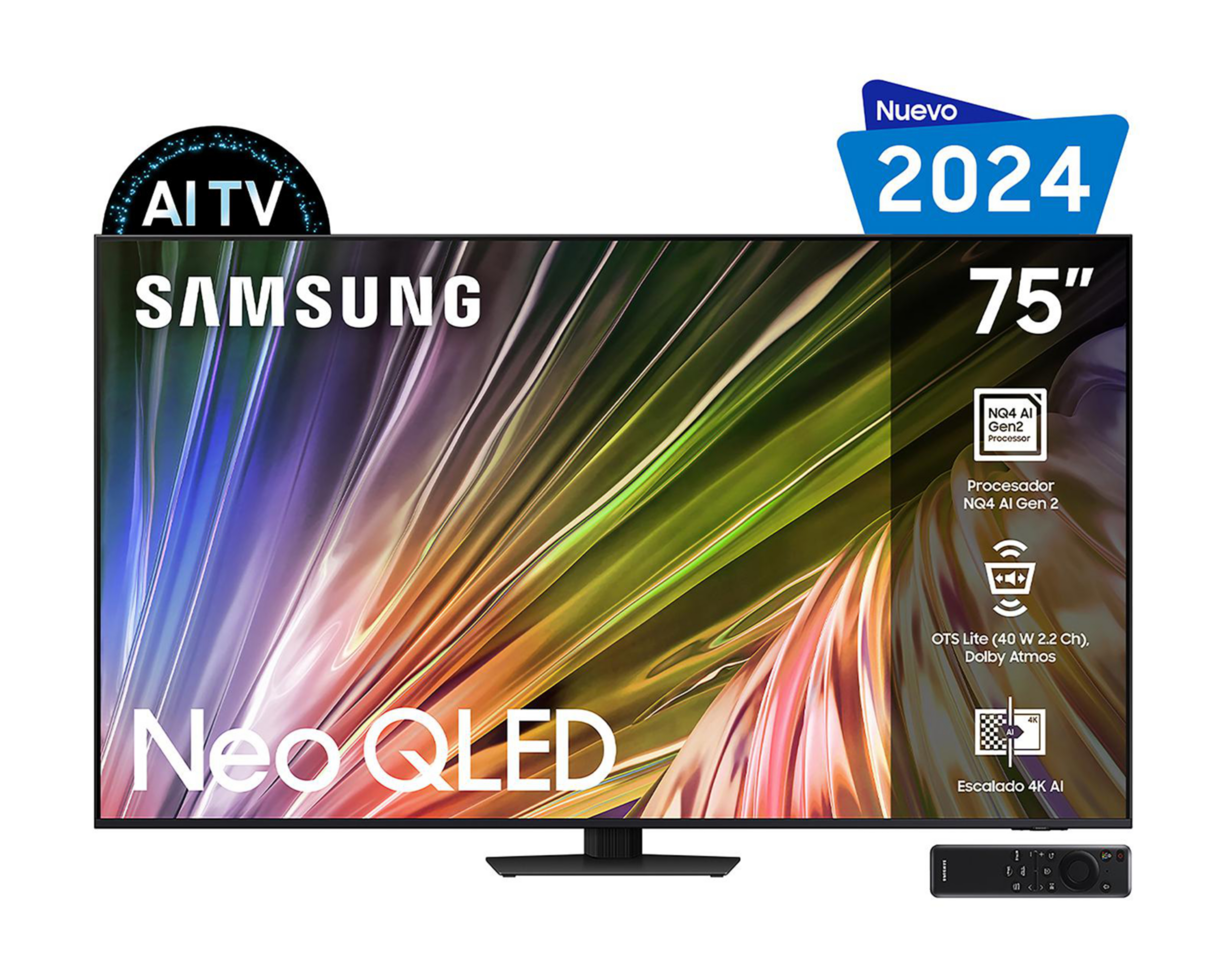 Pantalla Smart TV Samsung Neo QLED 75' Ultra HD 4K QN75QN85DBFXZX $21,999